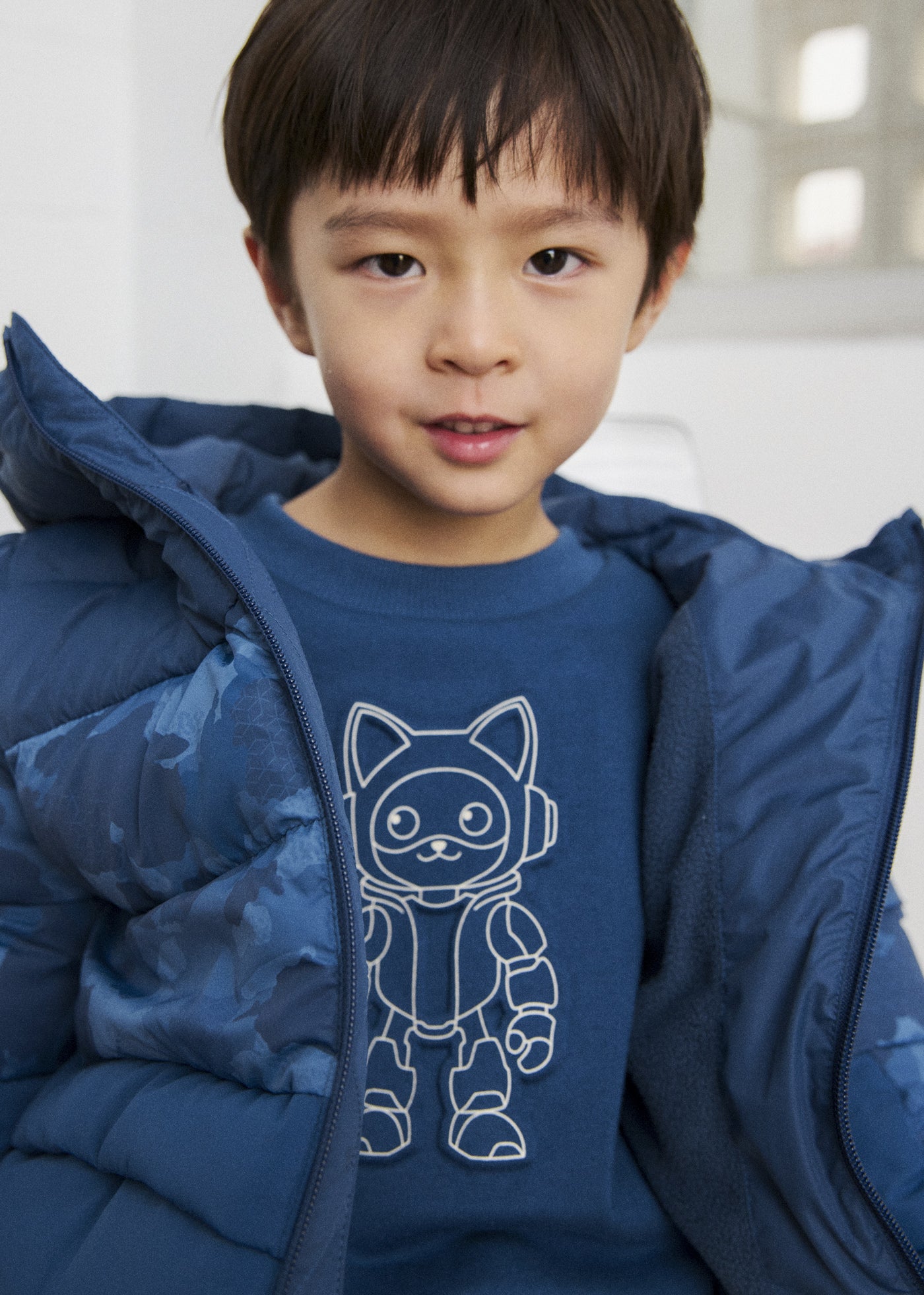 Sudadera embossed niño