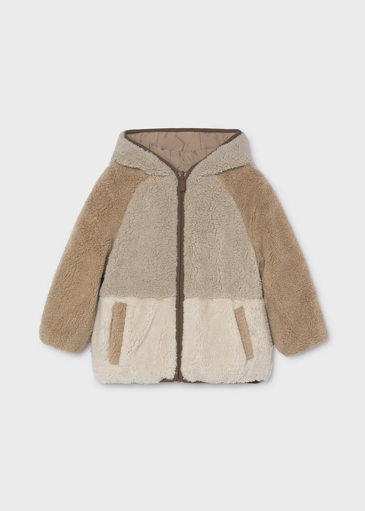 Chaquetón reversible borrego niño
