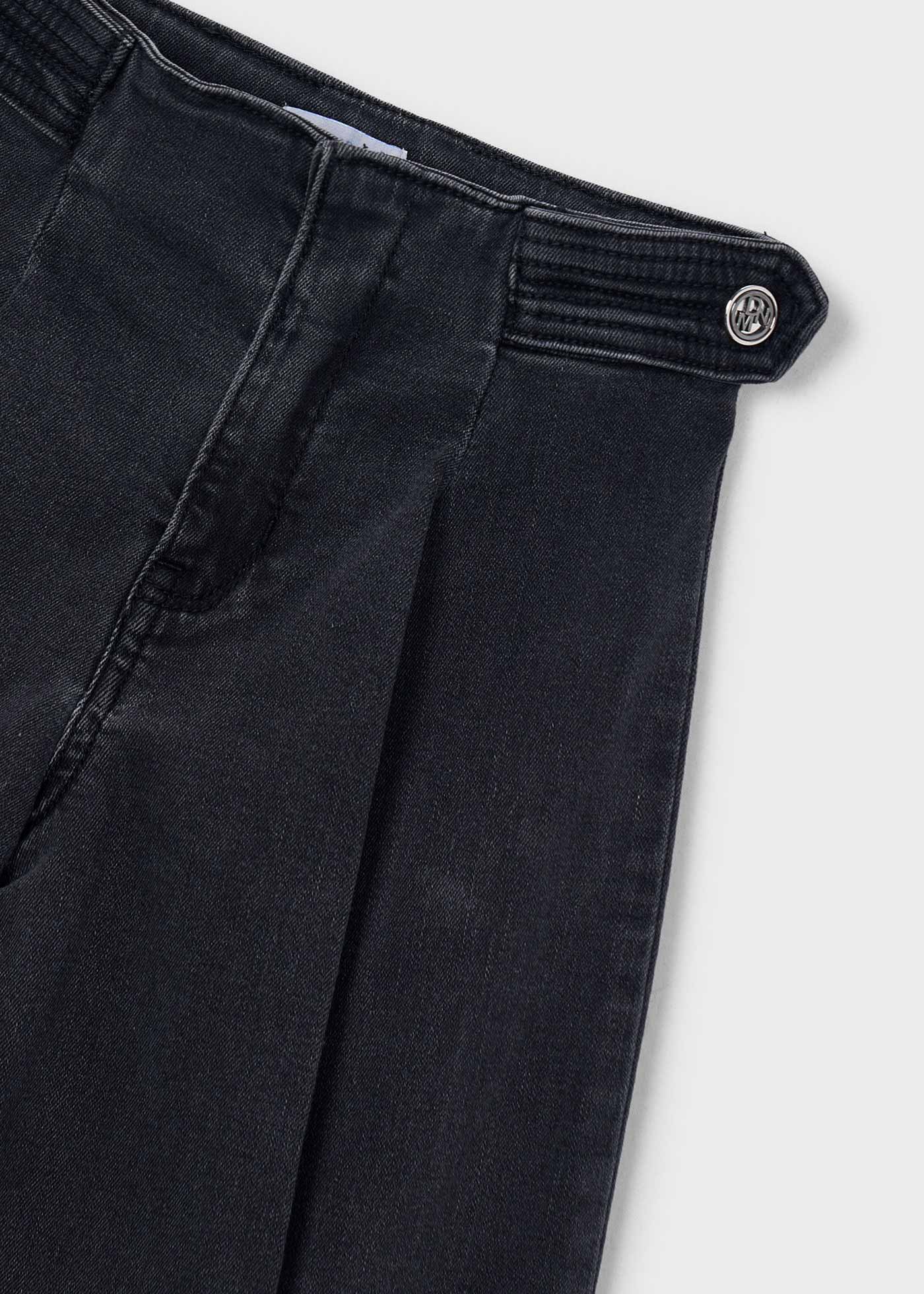 Pantalón vaquero wide leg niña