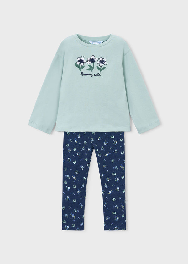 Conjunto legging y camiseta niña
