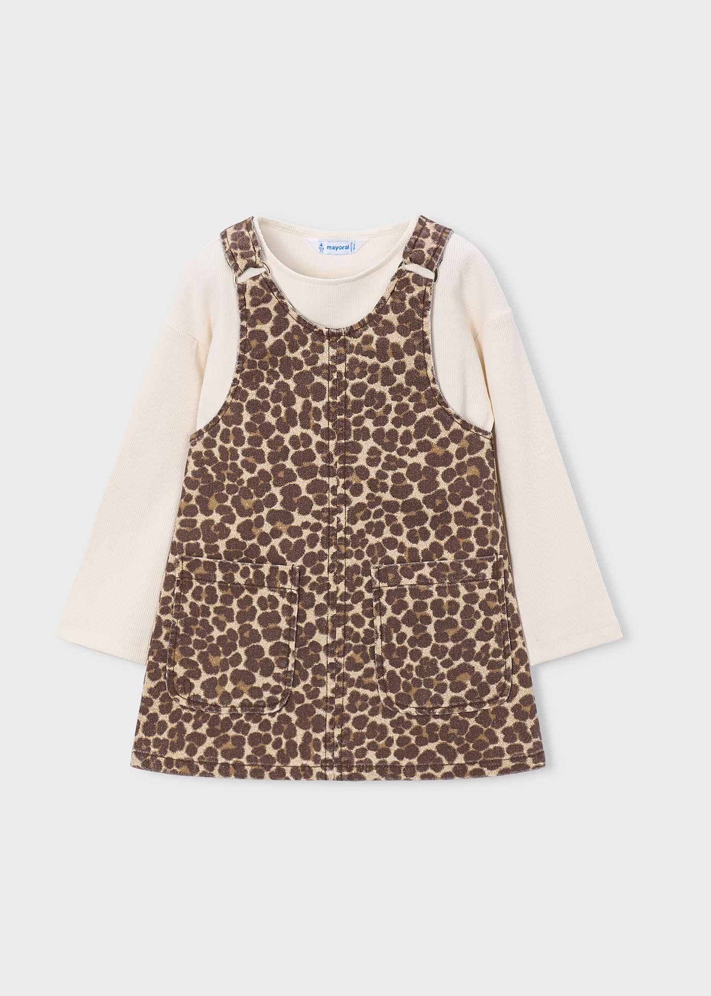 Camiseta con peto niña