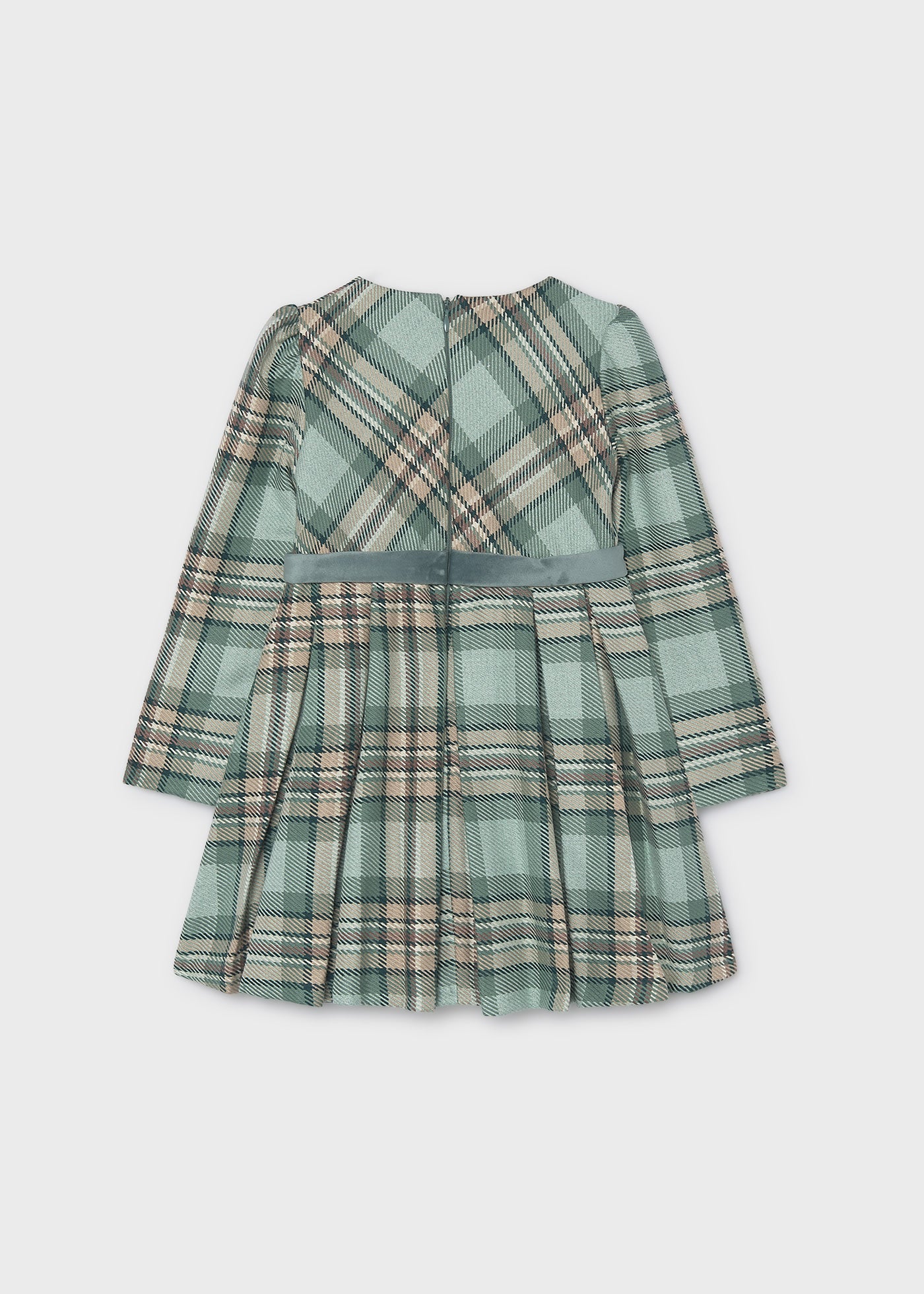 Vestido cuadros niña