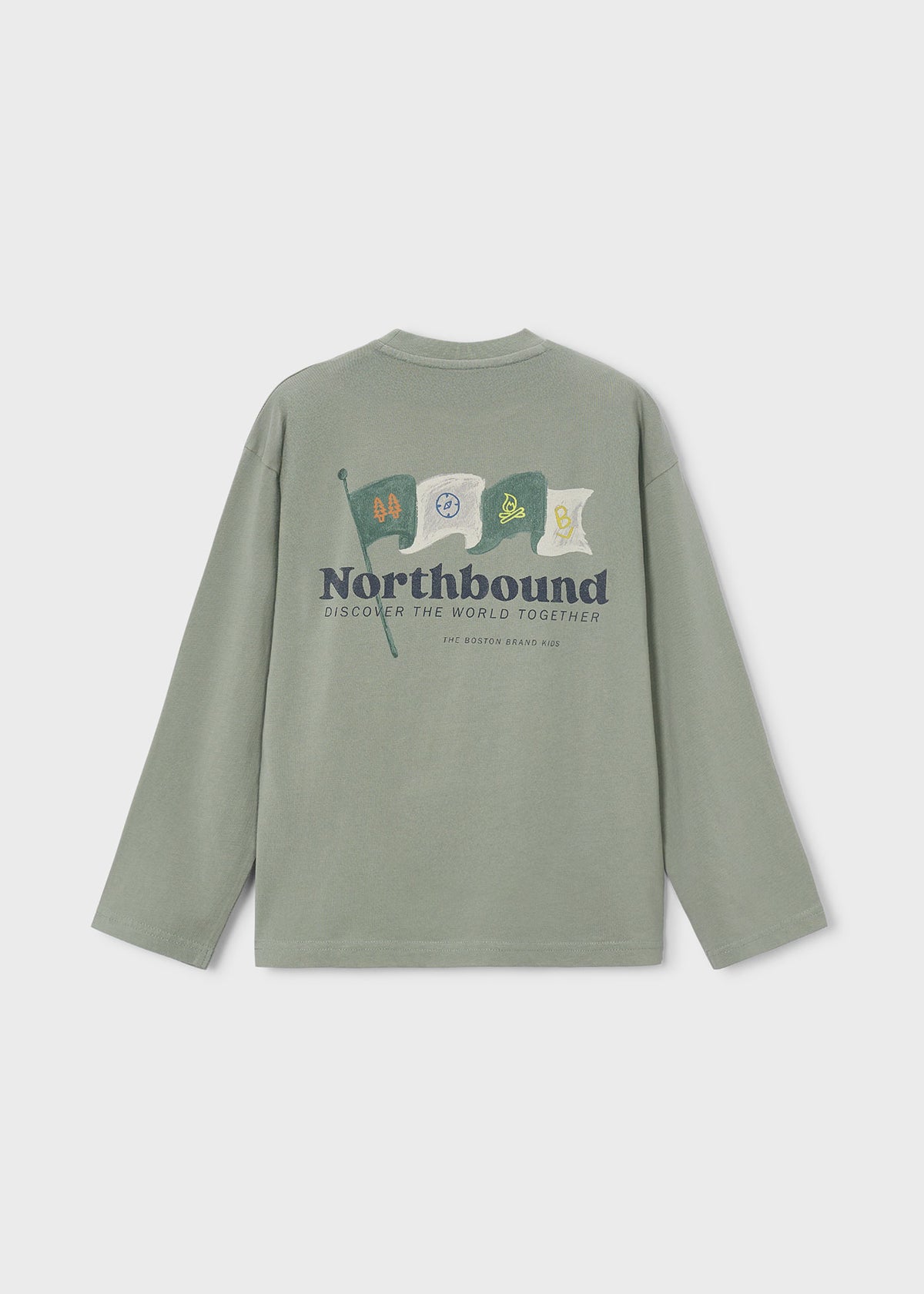 Camiseta print Boston Kids