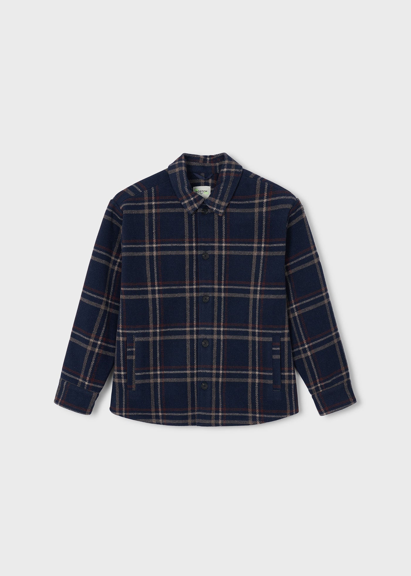 Sobrecamisa paño cuadros Boston Kids