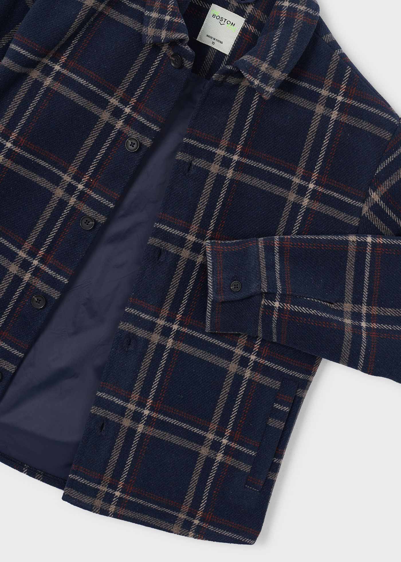 Sobrecamisa paño cuadros Boston Kids