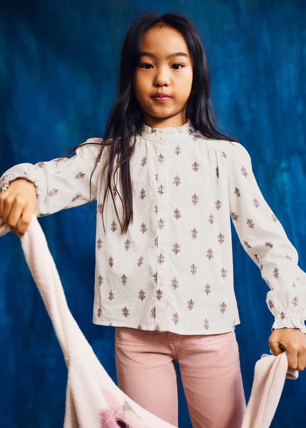 Blusa estampada chica
