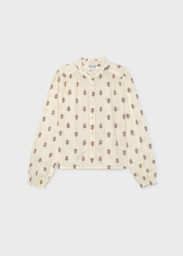 Blusa estampada chica