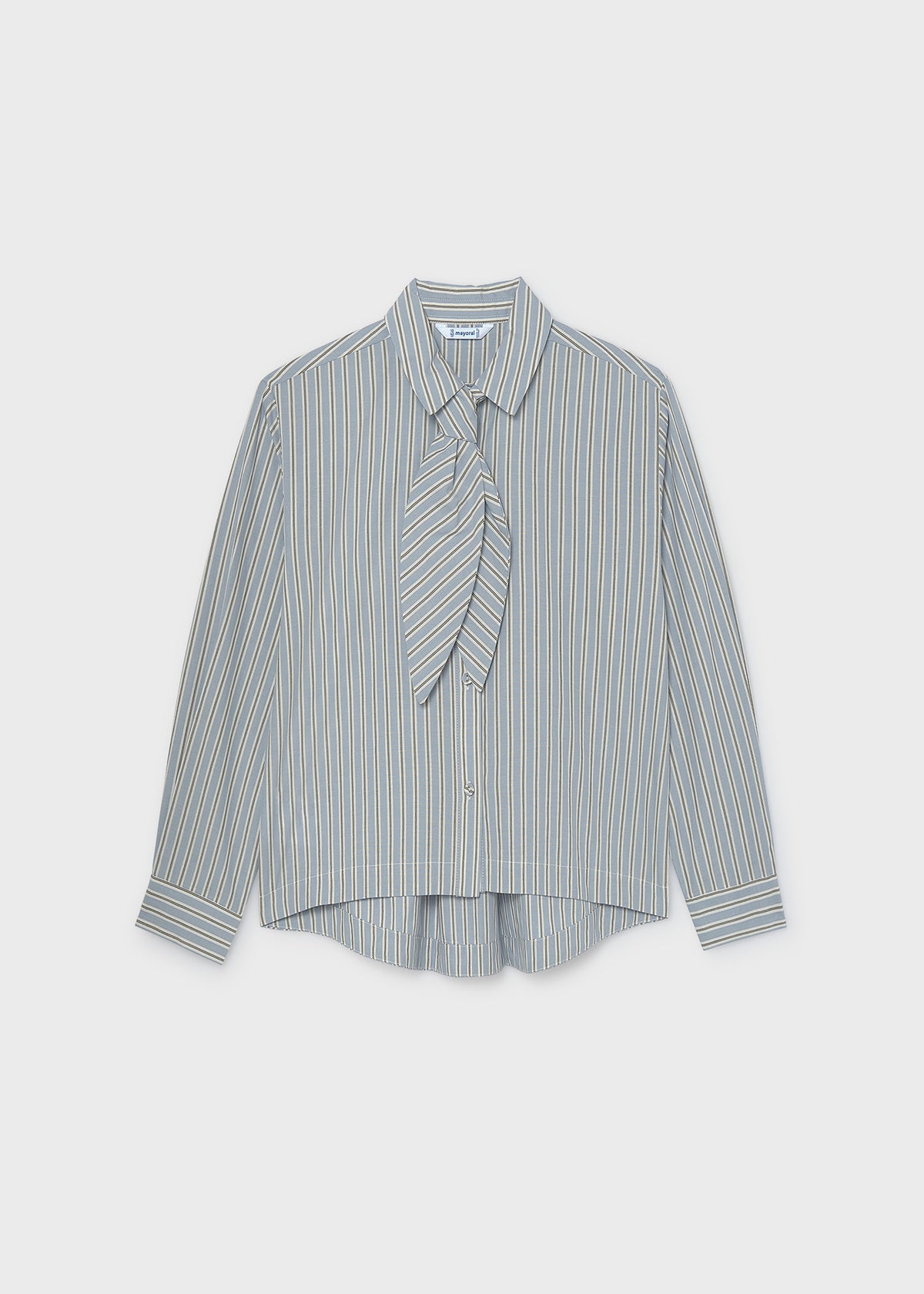 Blusa con corbata chica