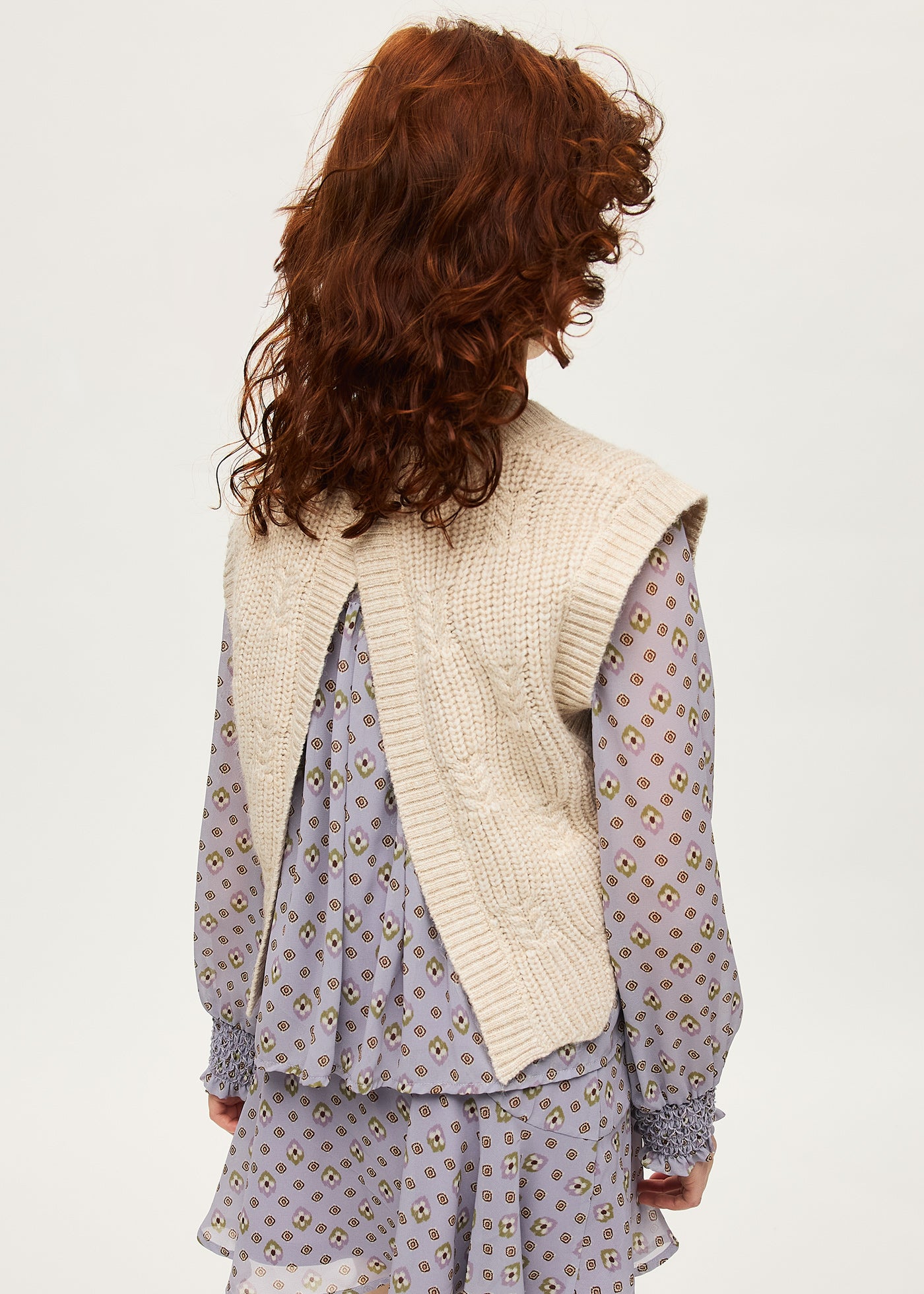 Chaleco tricot chica