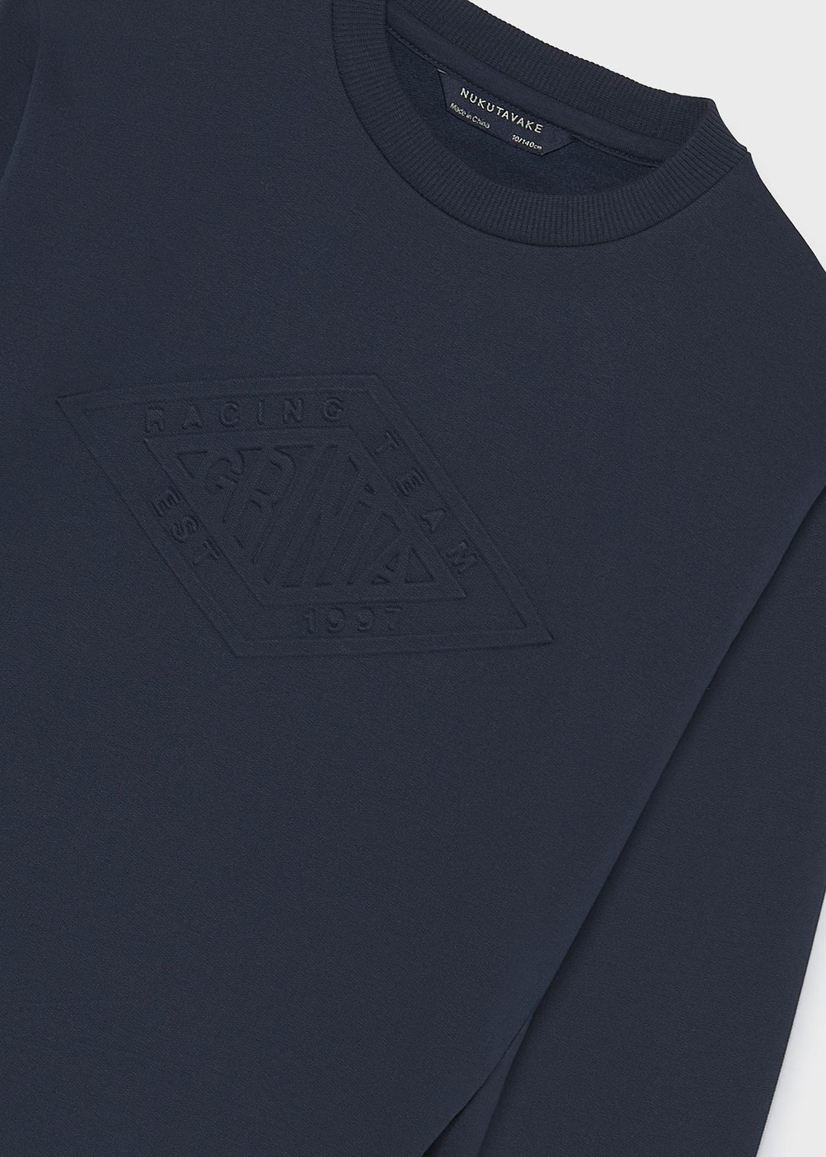 Sudadera embossed chico
