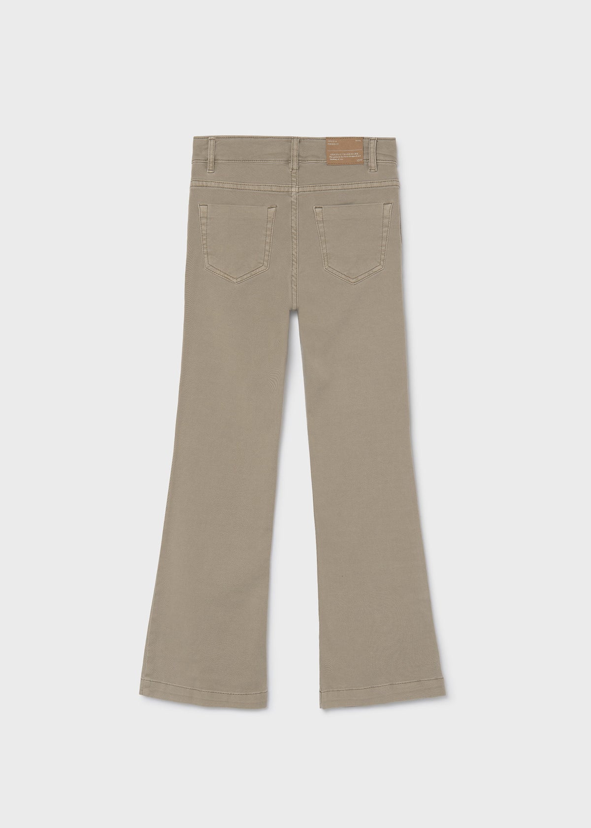 Pantalón flare sarga chica