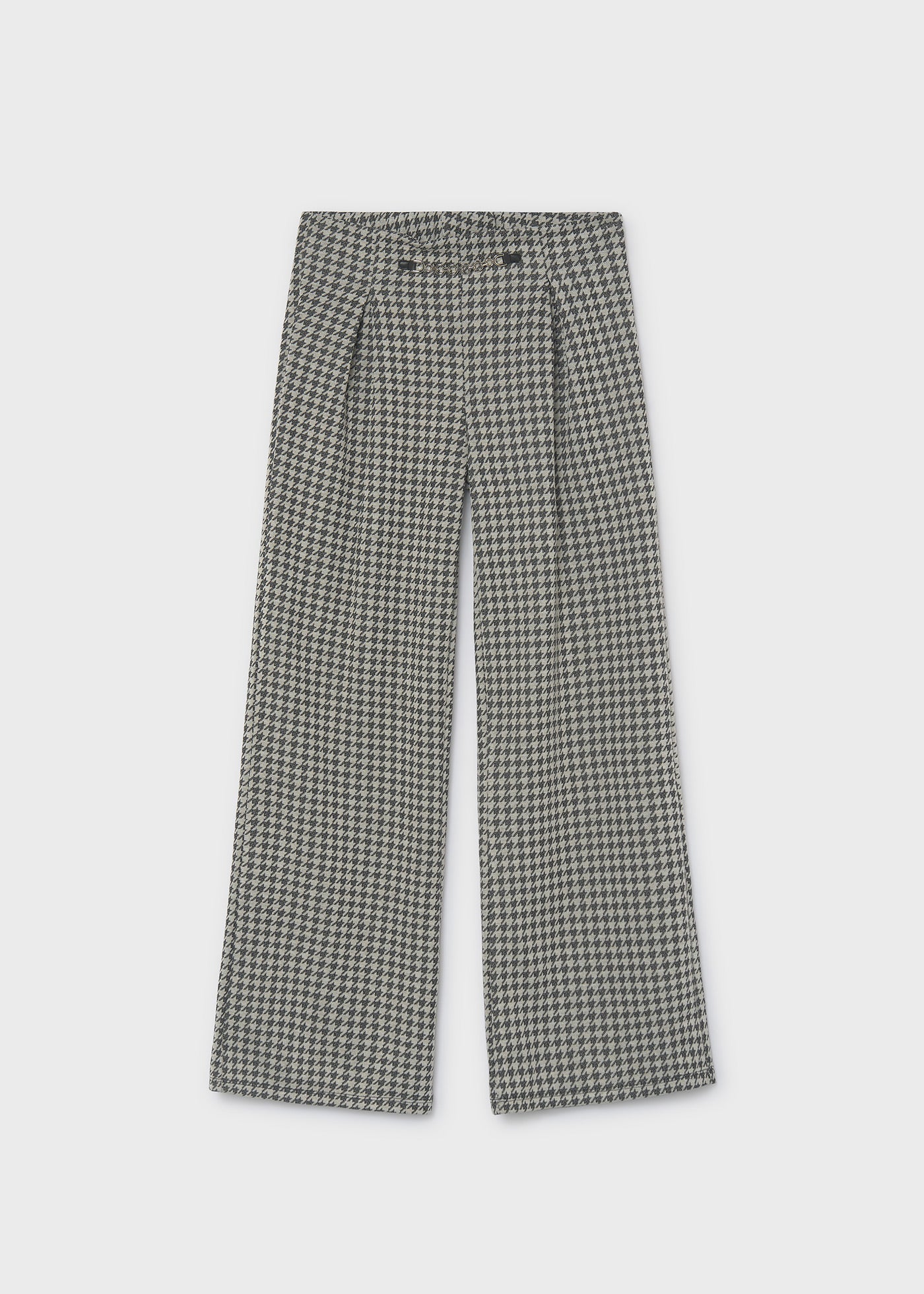 Pantalón punto jacquard chica