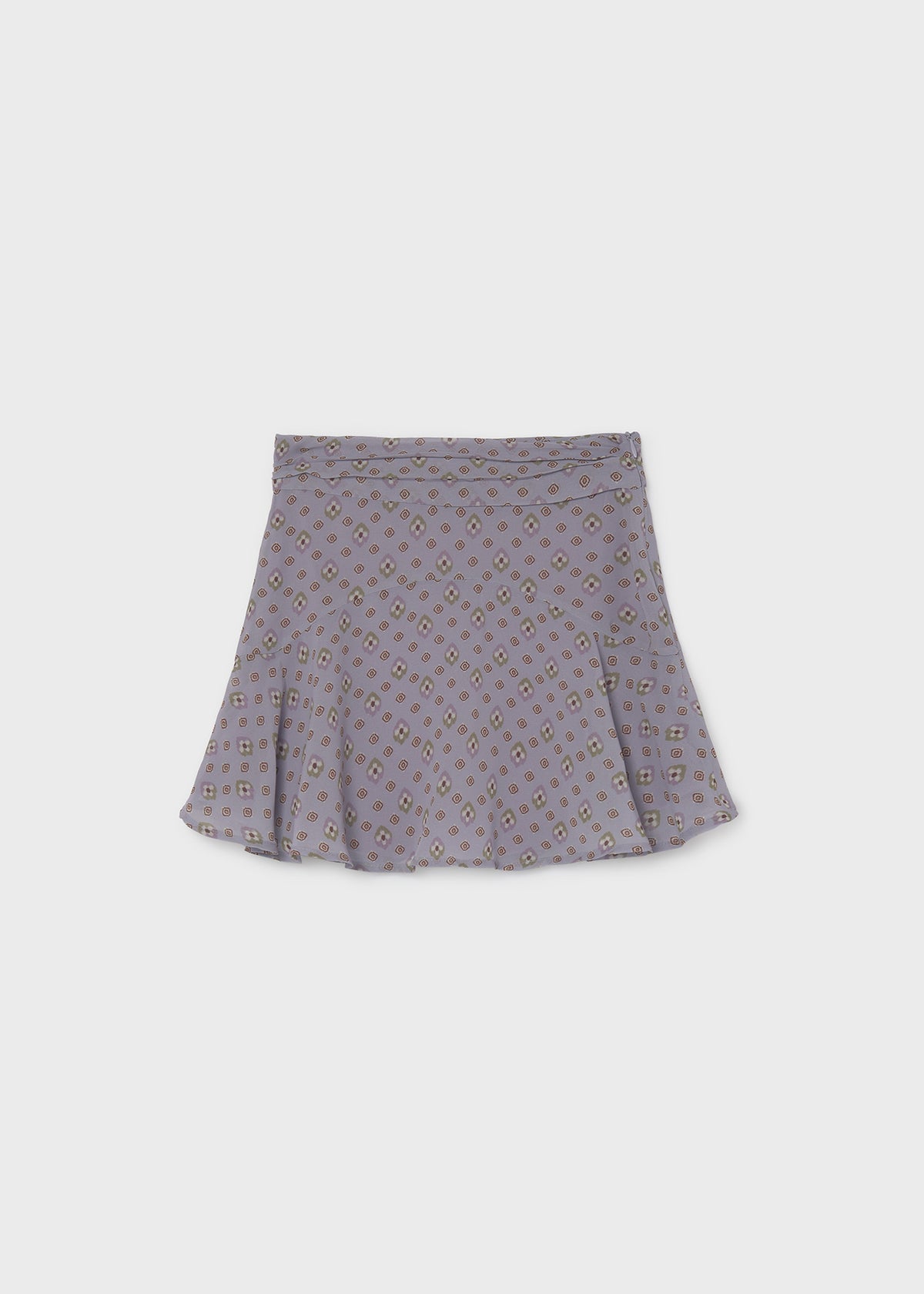Falda gasa estampada chica