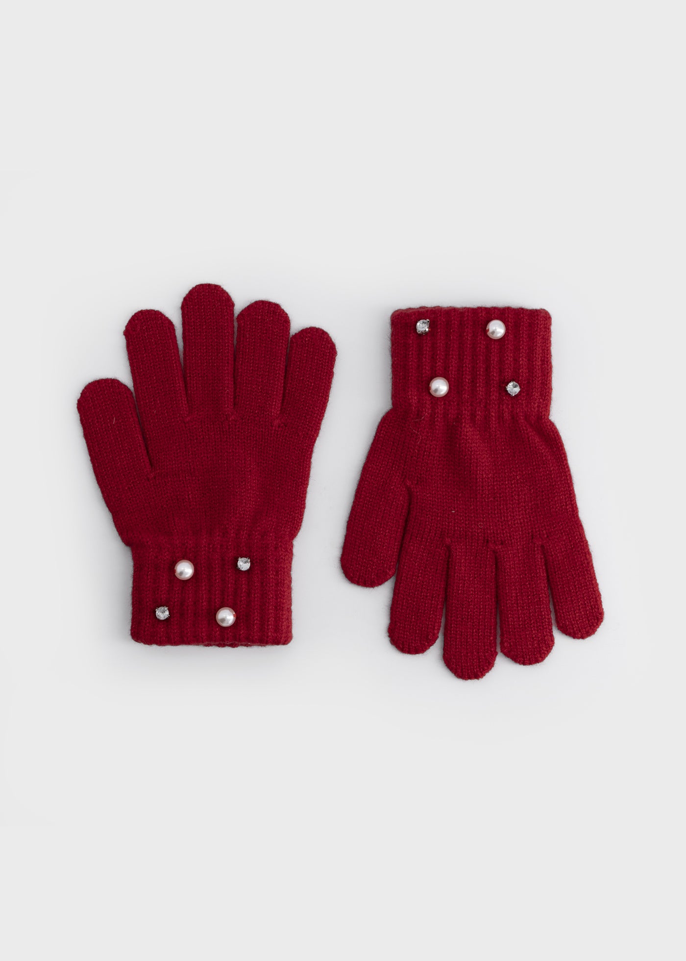 Guantes perlas niña