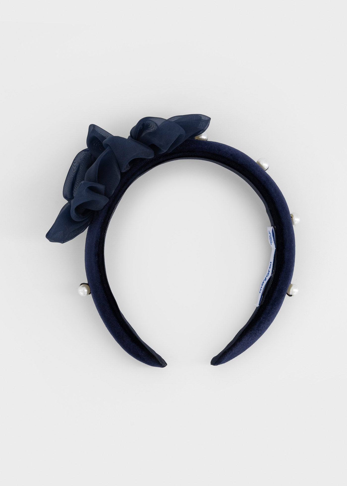 Diadema terciopelo flores niña