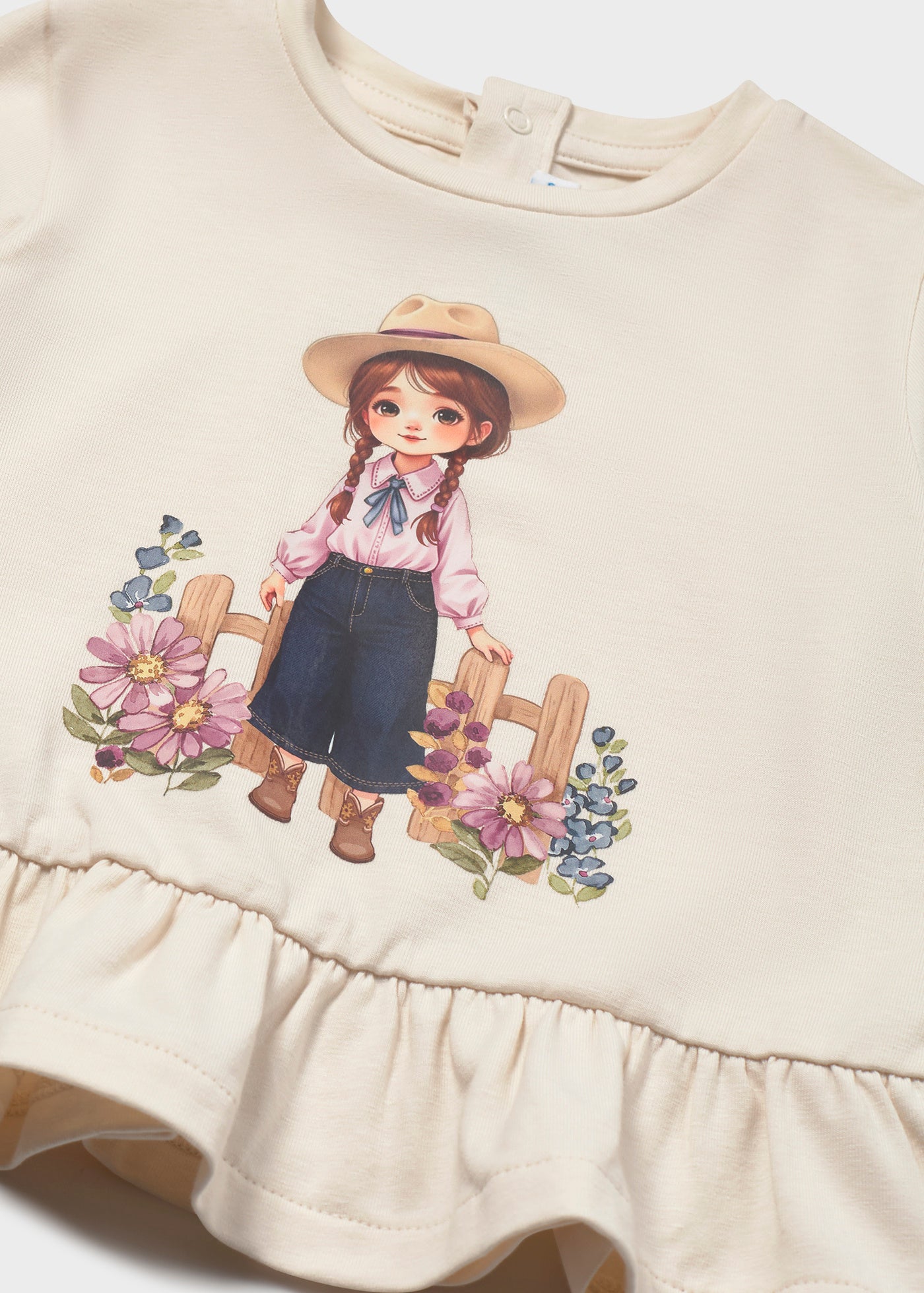 Camiseta print muñeca bebé
