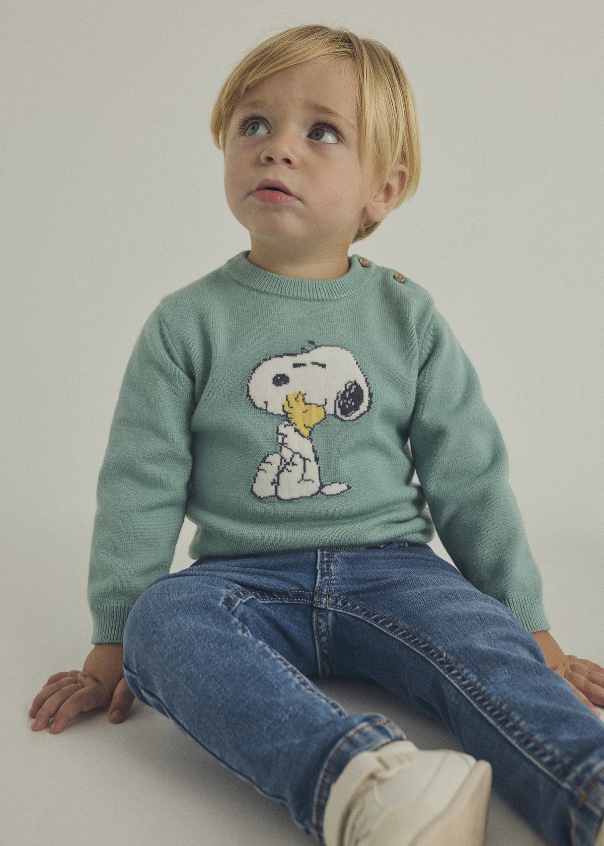 Jersey intarsia bebé Snoopy Peanuts ®
