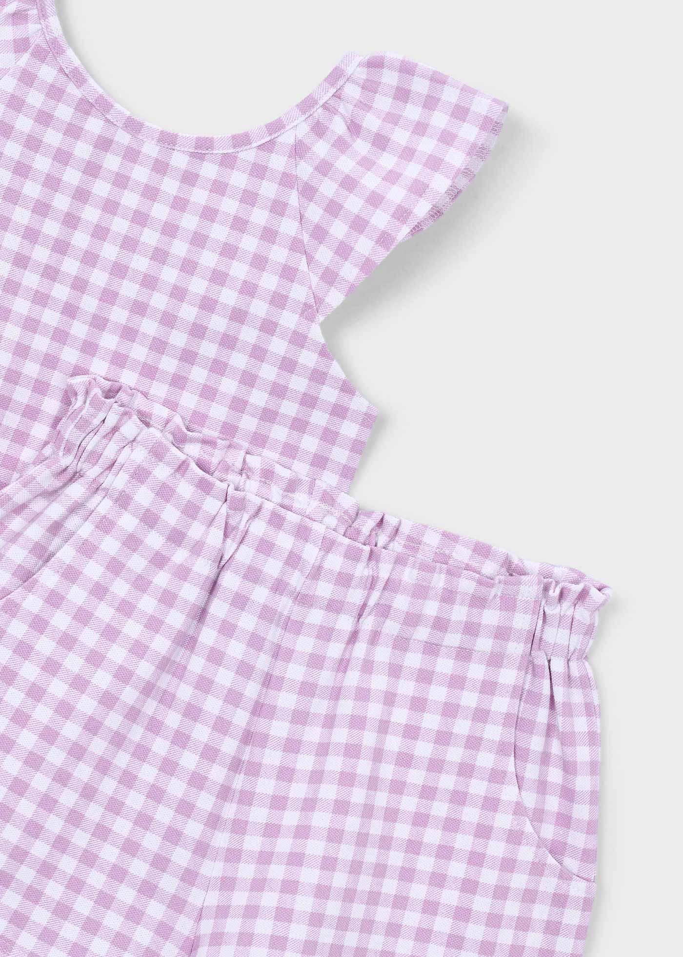 Conjunto bermuda vichy niña