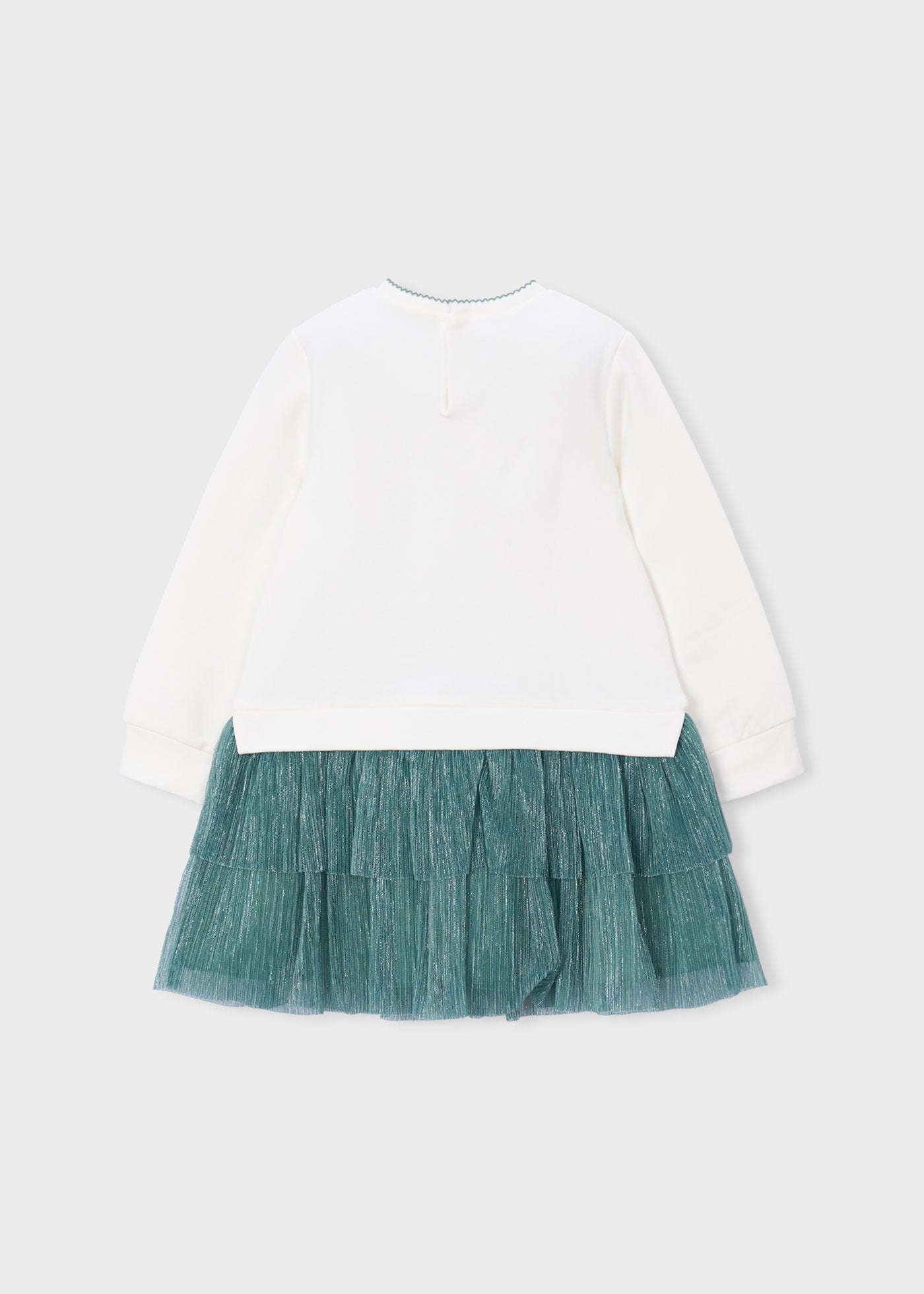 Vestido combinado tul niña