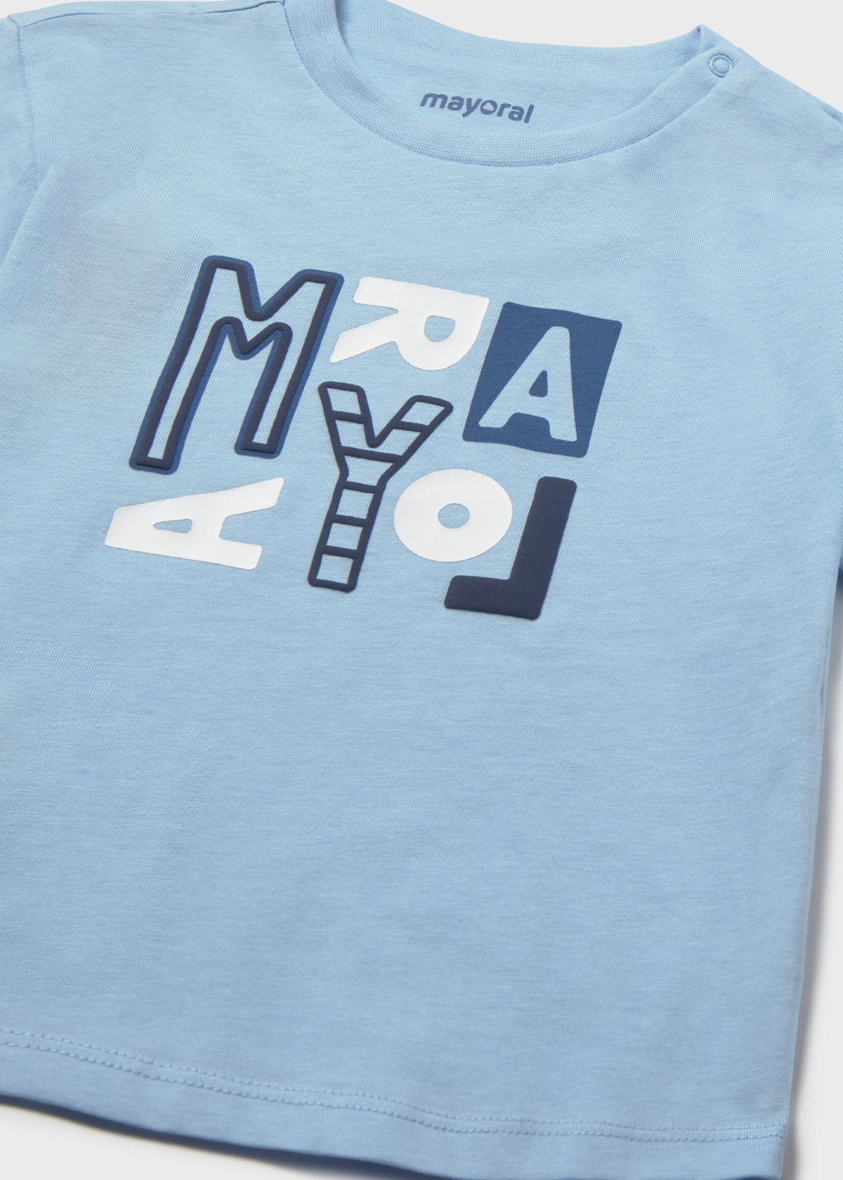 Camiseta básica letras bebé
