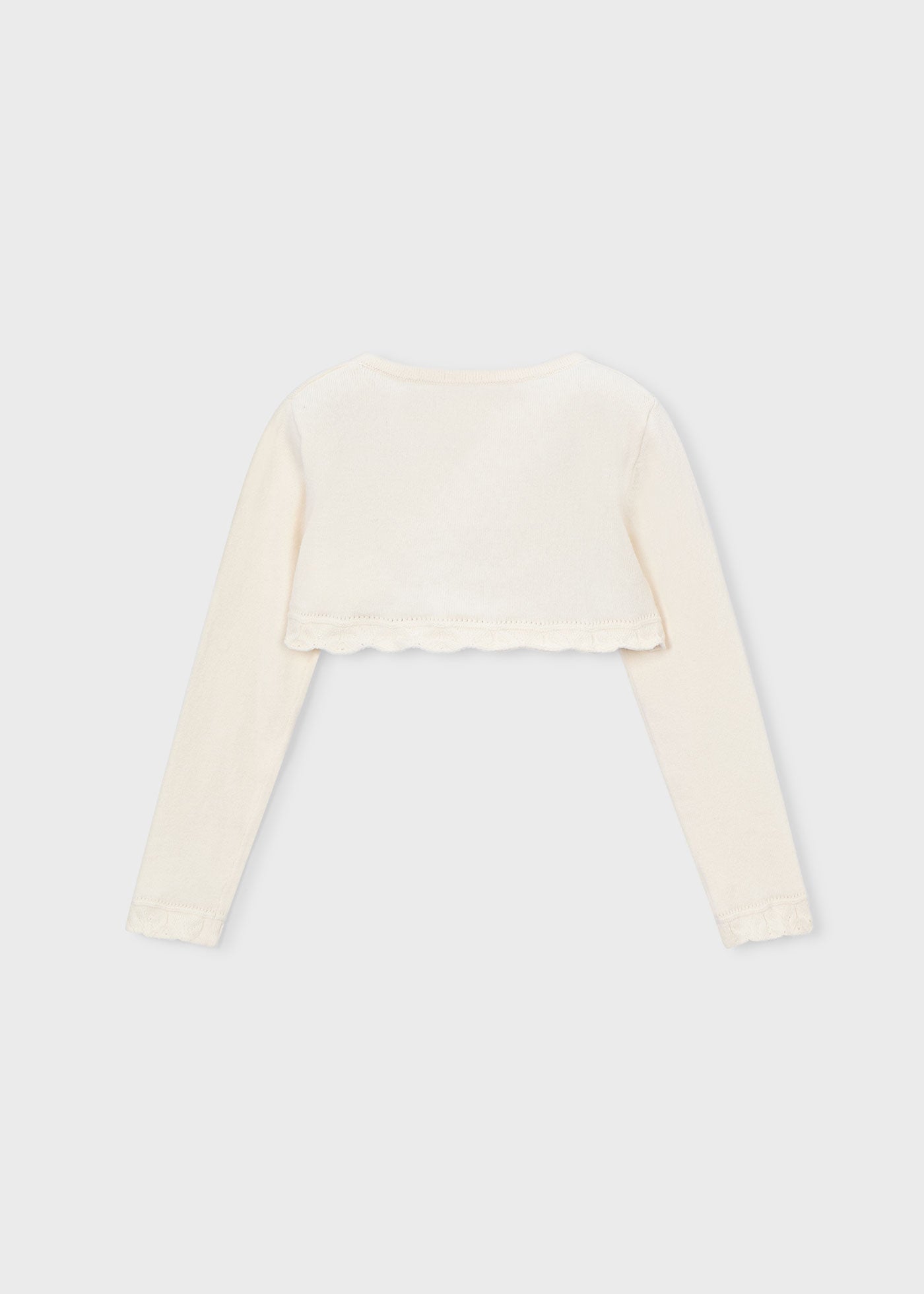 Bolero tricot básico niña