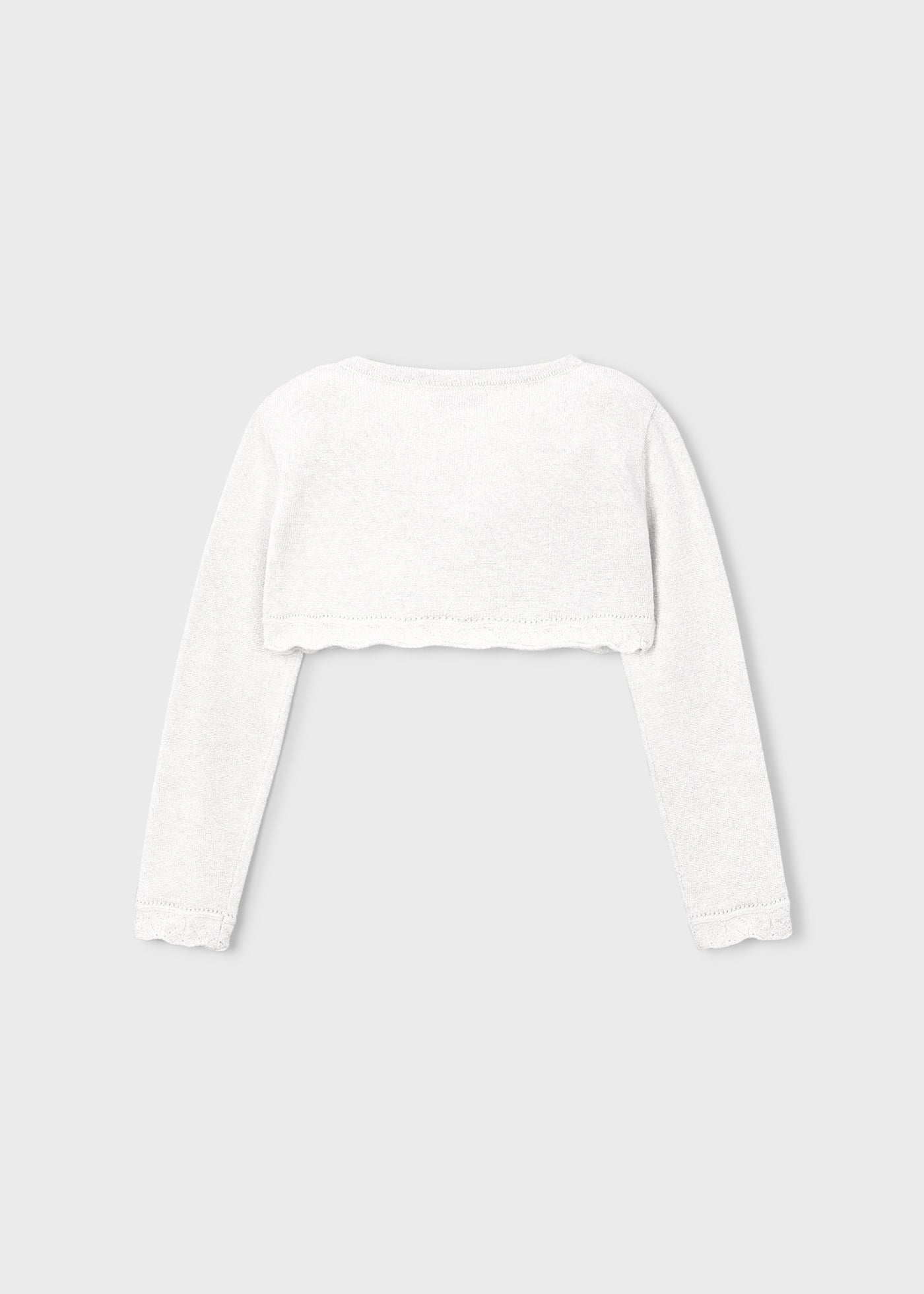 Bolero tricot básico niña