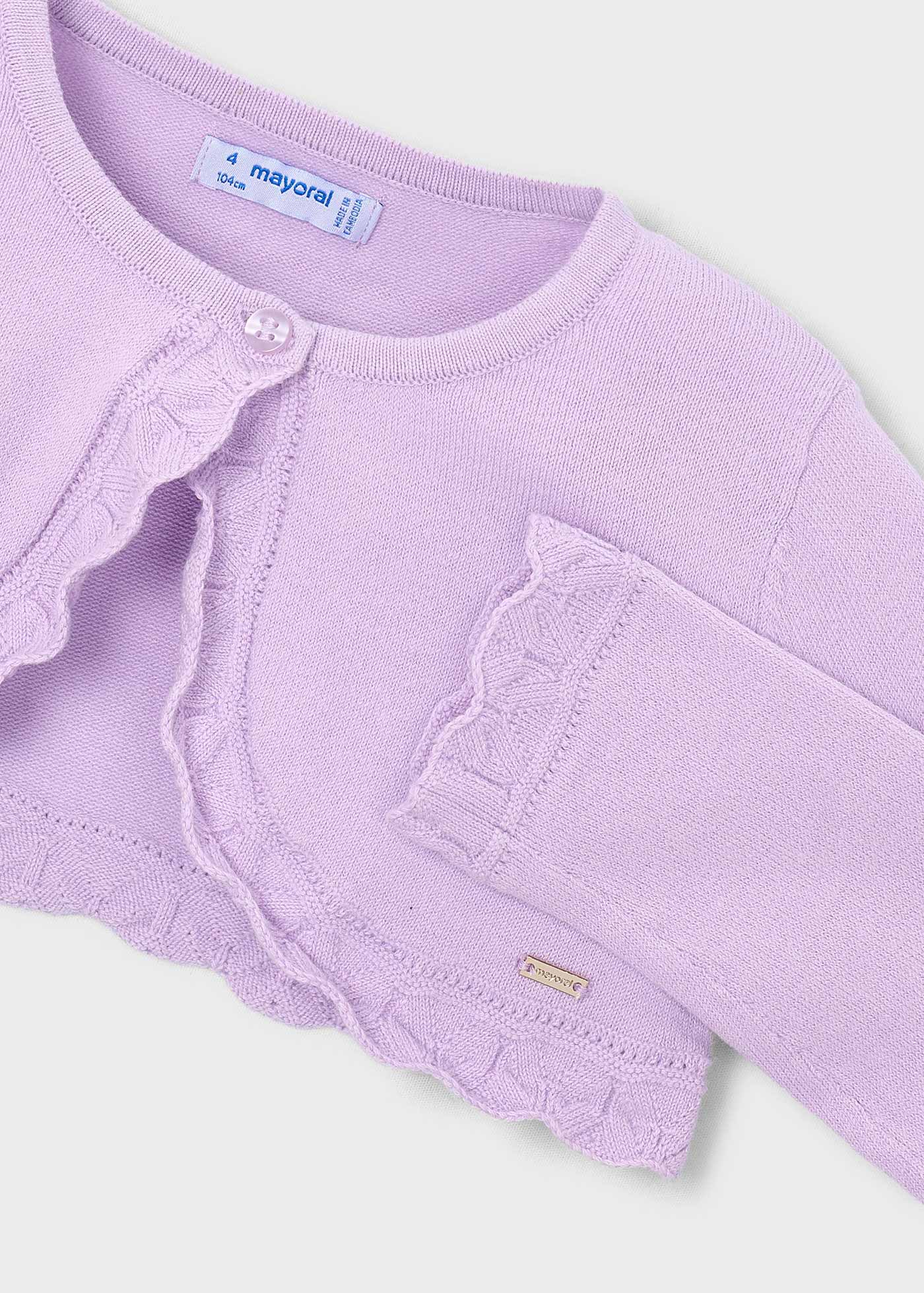 Bolero tricot básico niña
