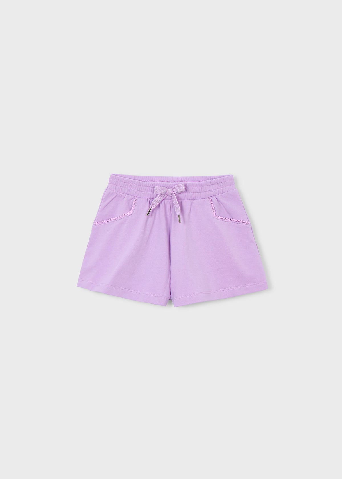 Pantalón corto de chándal básico niña