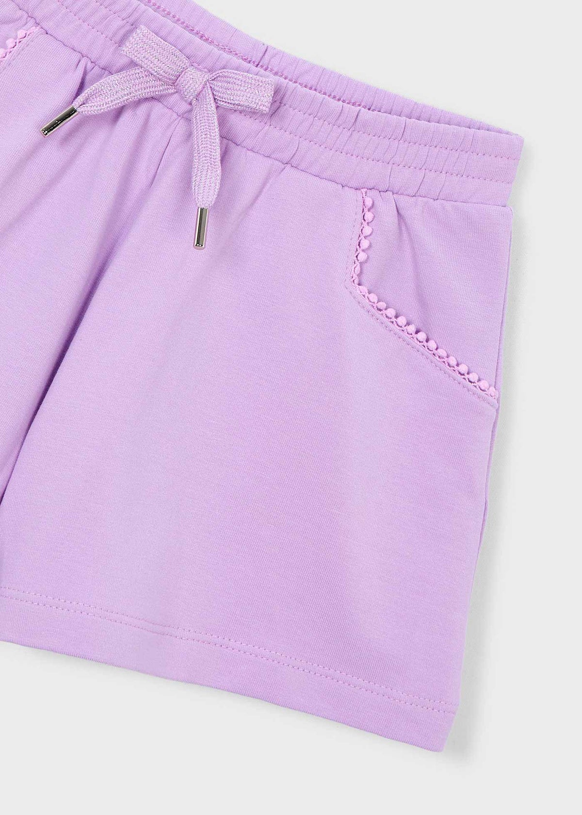 Pantalón corto de chándal básico niña