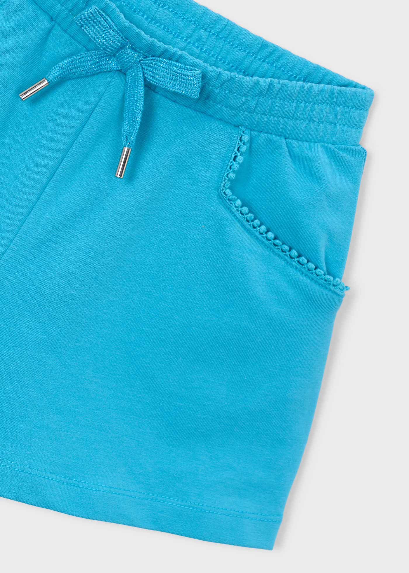 Pantalón corto de chándal básico niña