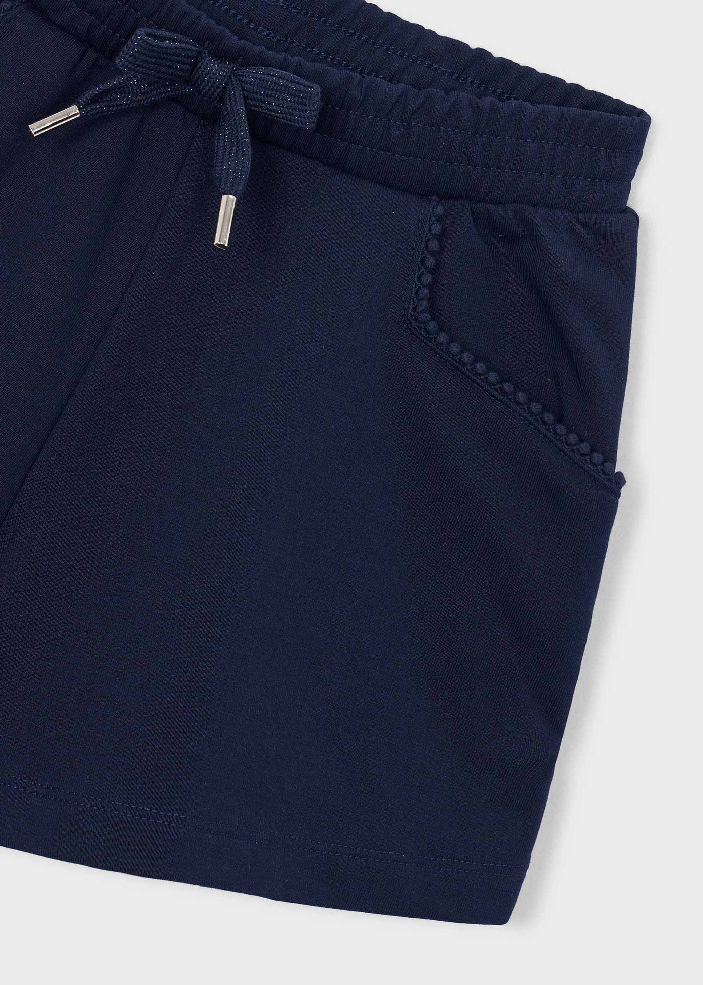Pantalón corto de chándal básico niña