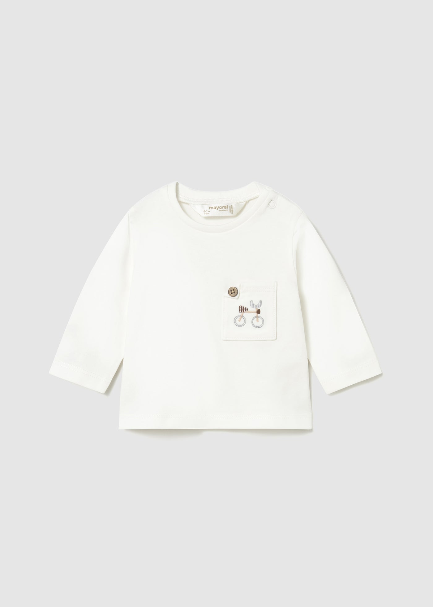 Camiseta manga larga recién nacido