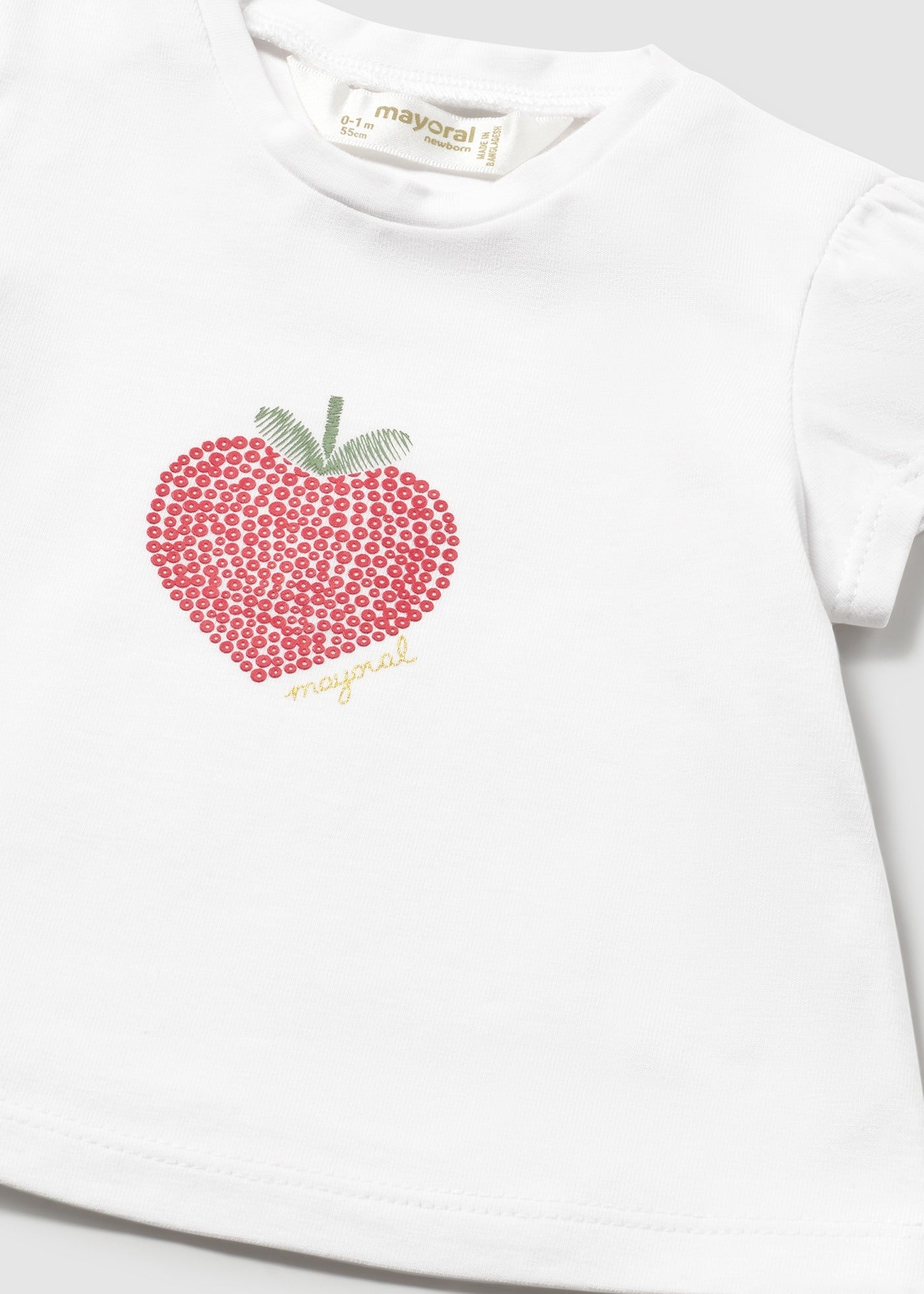 Camiseta serigrafía recién nacida