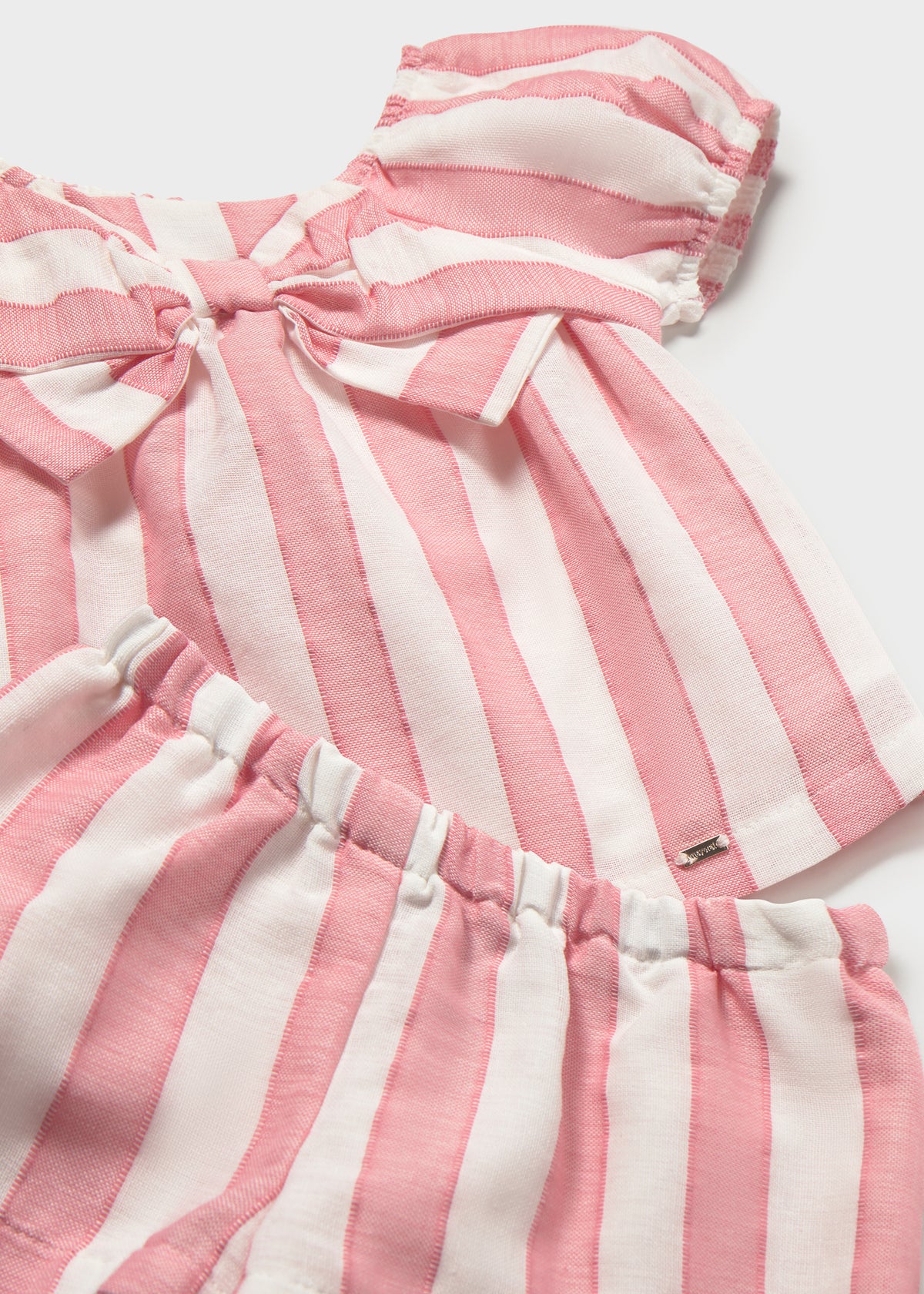 Conjunto pantalón y blusa rayas bebé