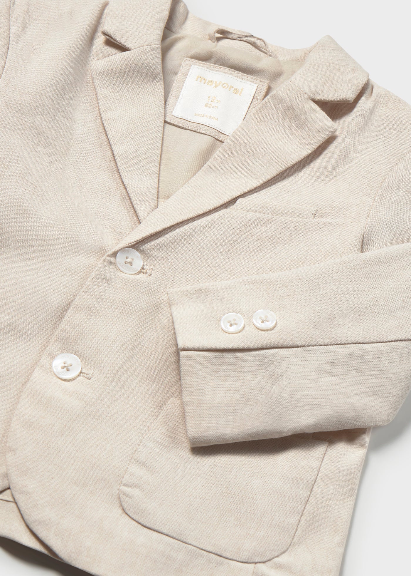 Blazer con lino bebé