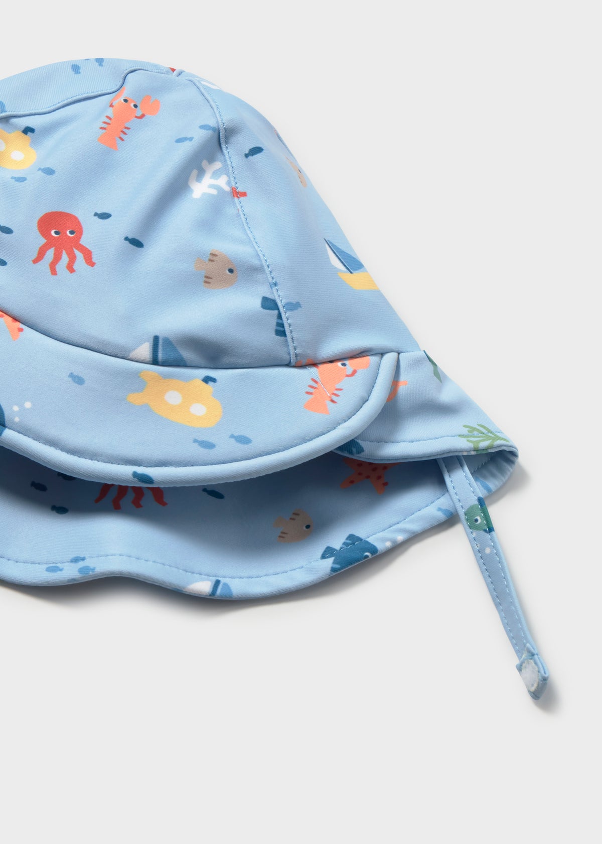 Pelele baño con gorro protección solar recién nacido