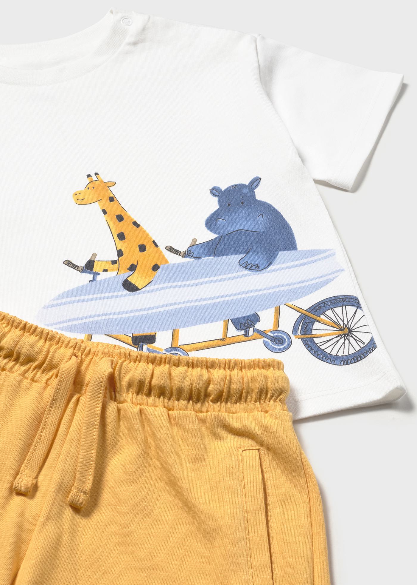 Conjunto punto pantalón y camiseta surf bebé