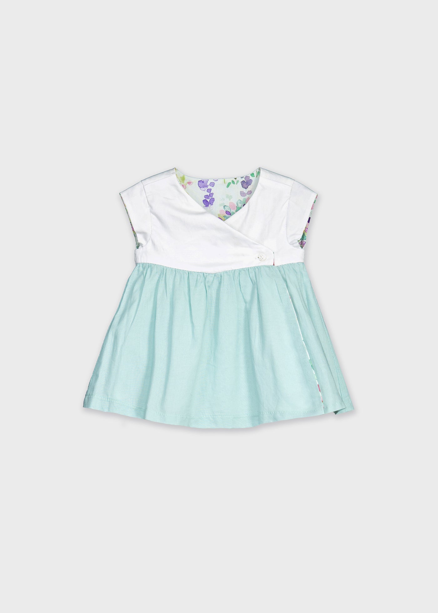 Vestido reversible recién nacida
