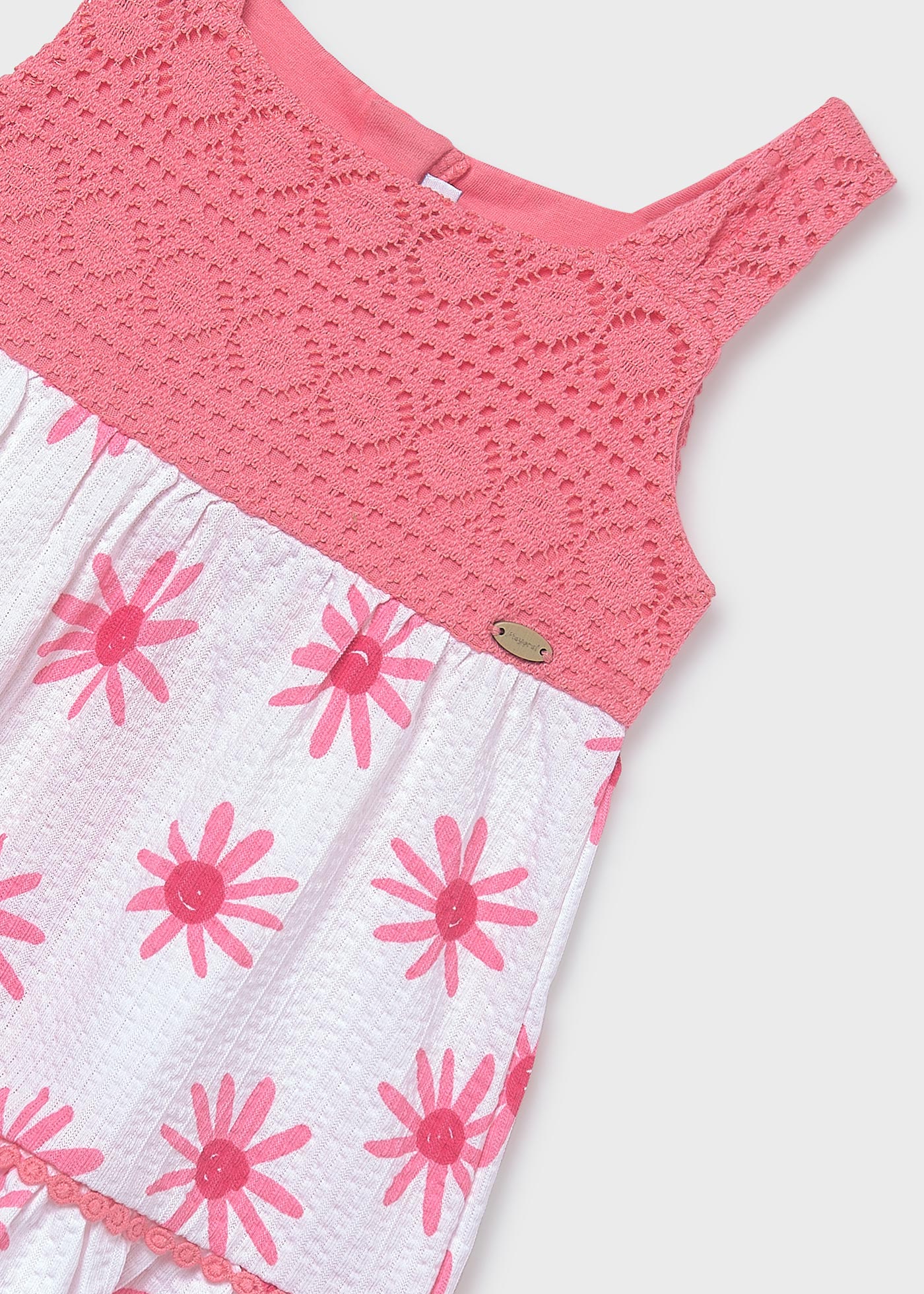 Vestido combinado bebé