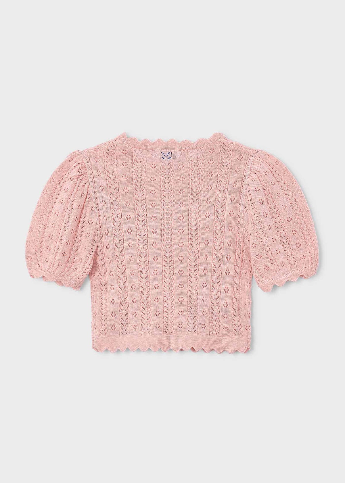 Camiseta cuello ondas niña
