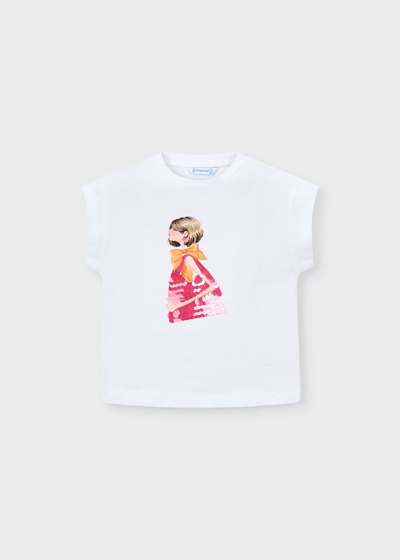 Camiseta estampado muñeca niña