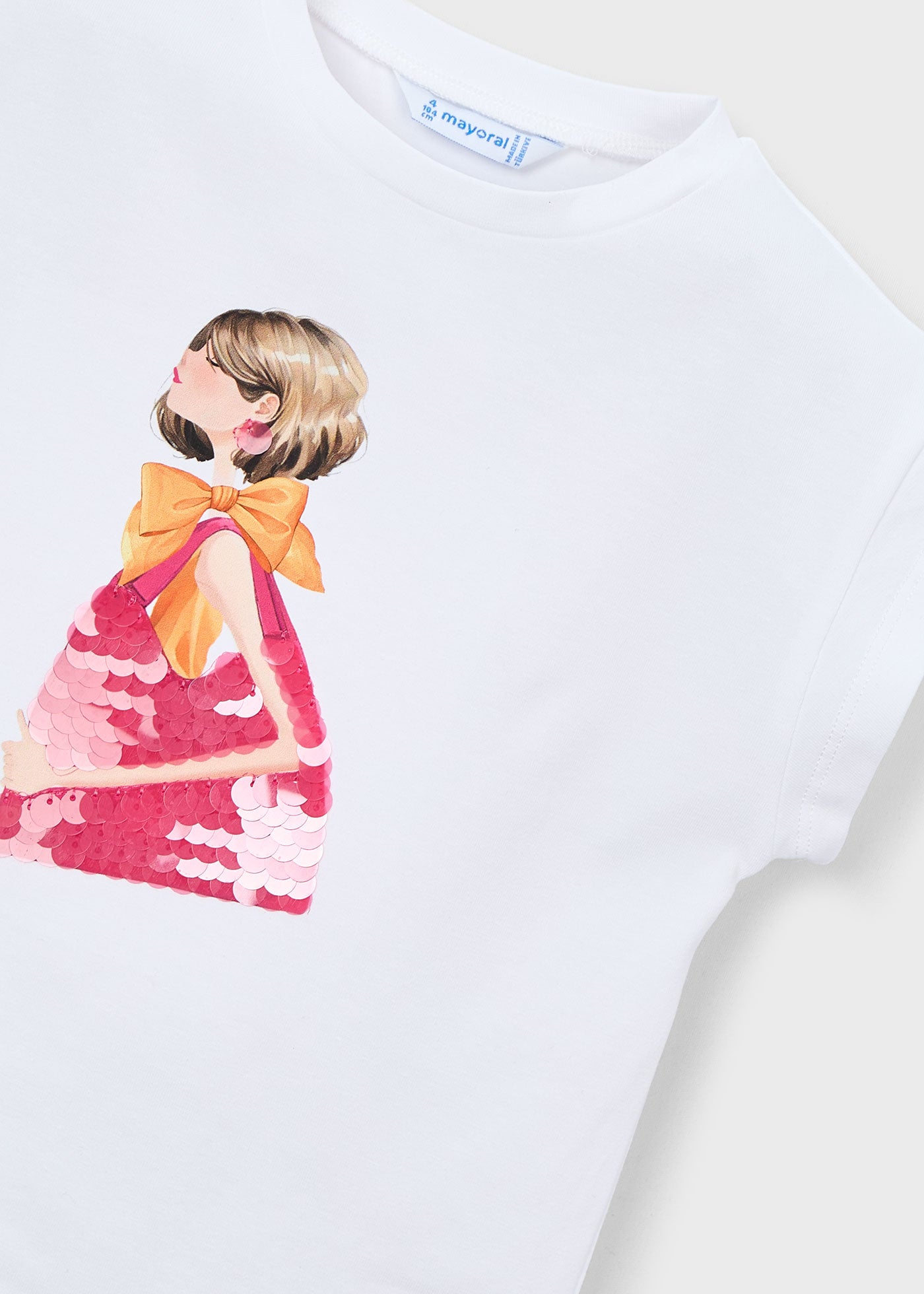 Camiseta estampado muñeca niña
