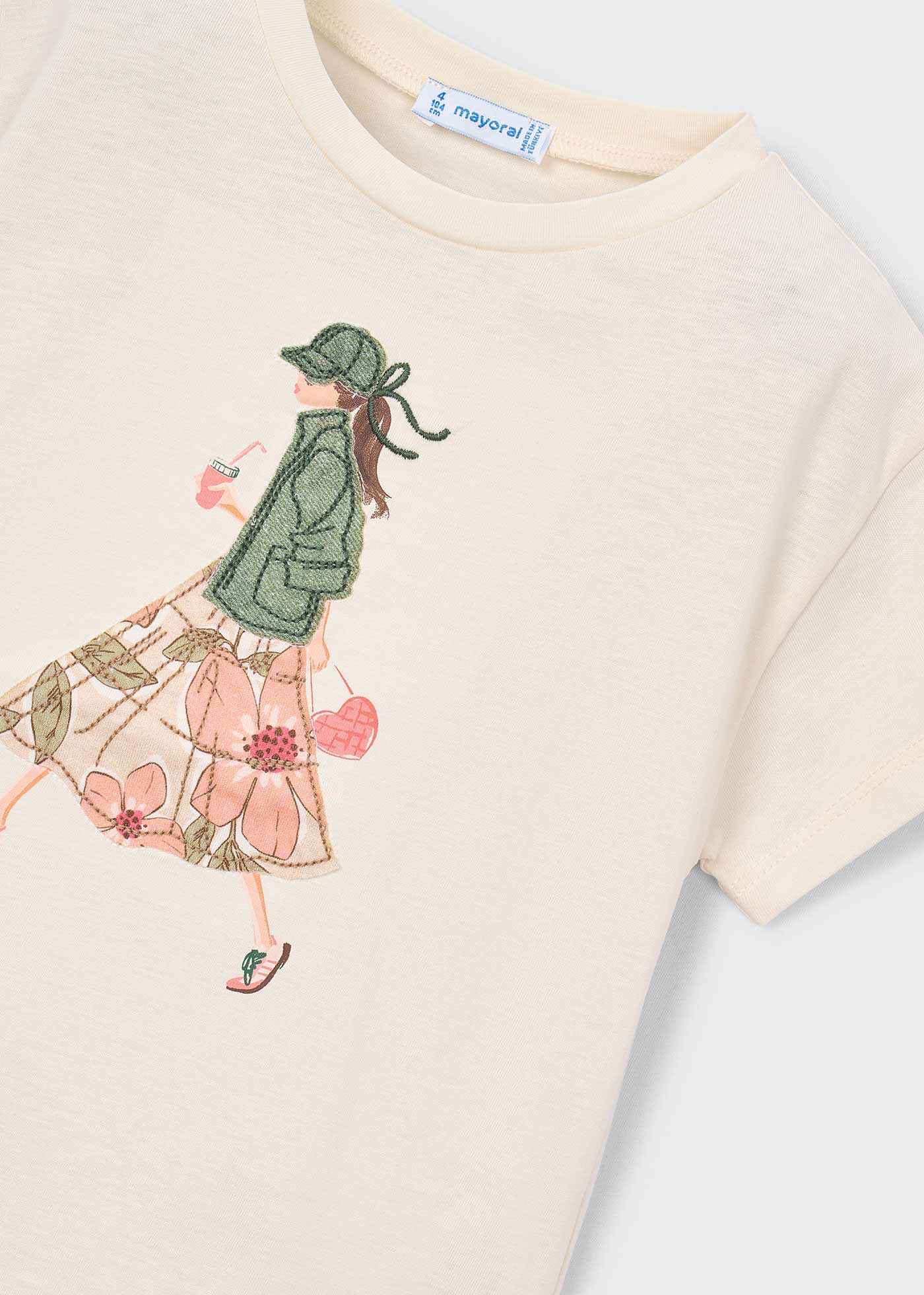 Camiseta gráfica niña