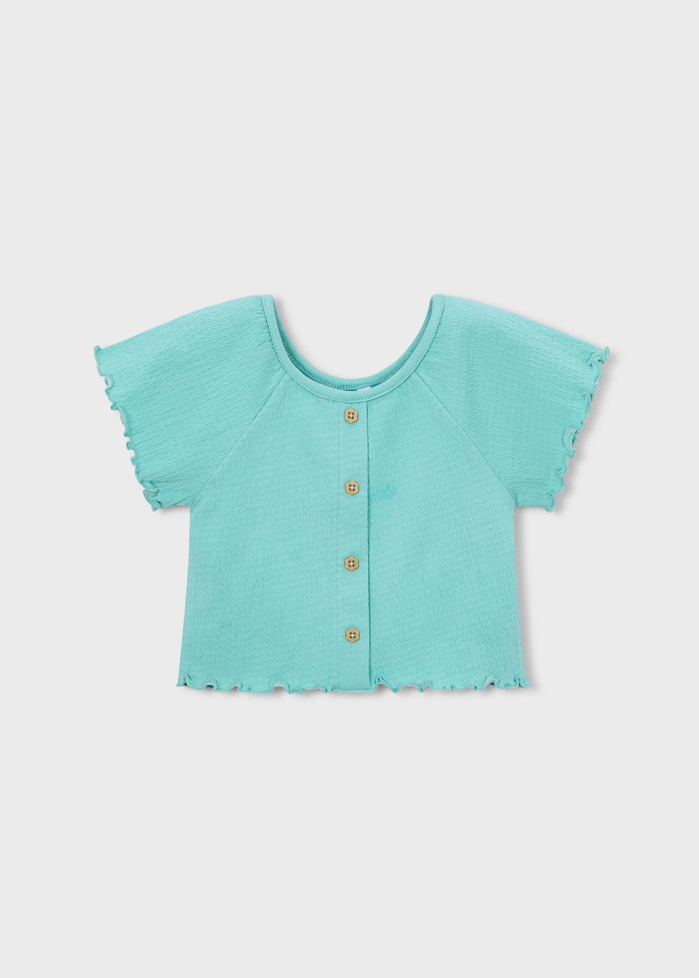 Camiseta con volantes niña