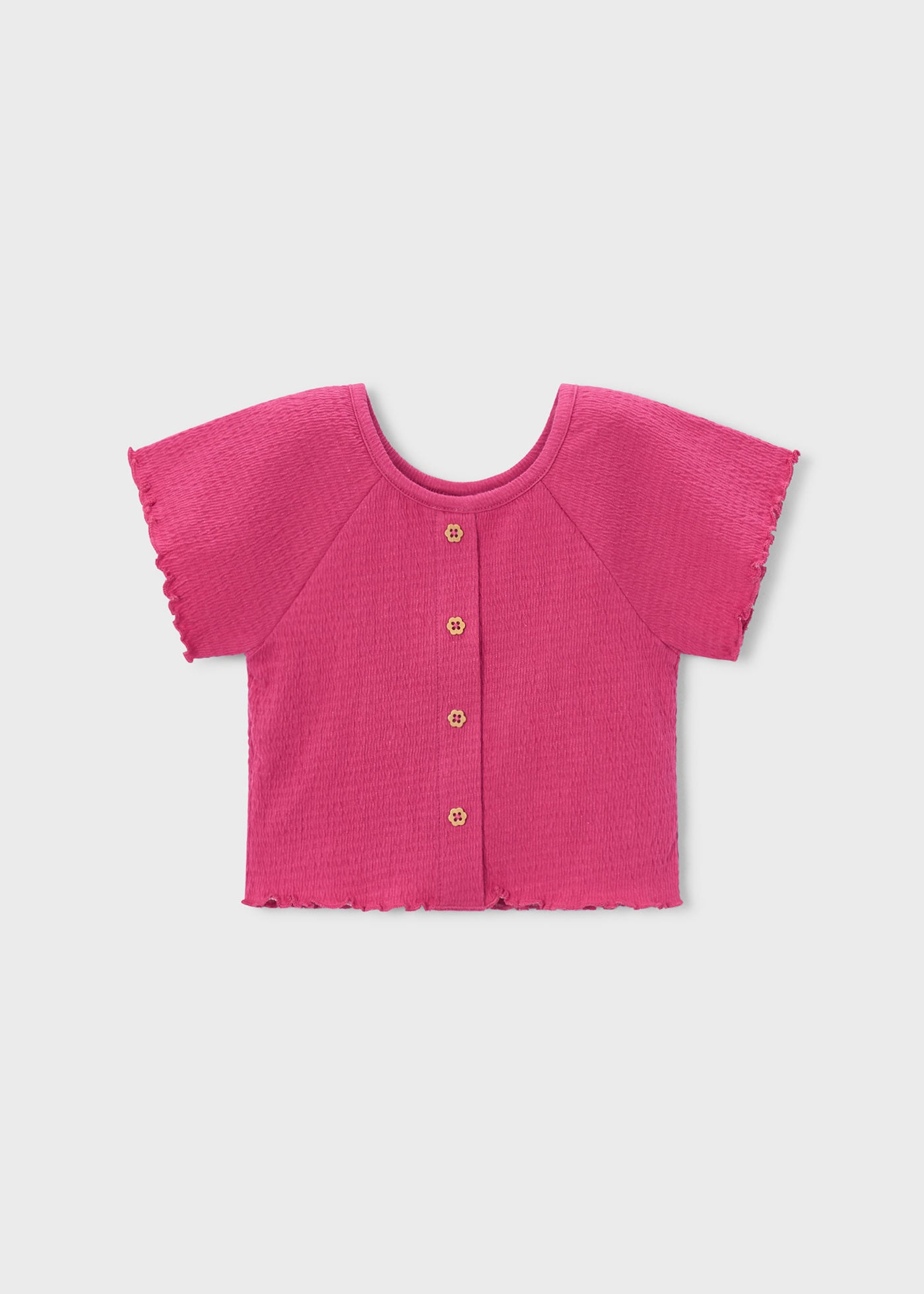 Camiseta con volantes niña