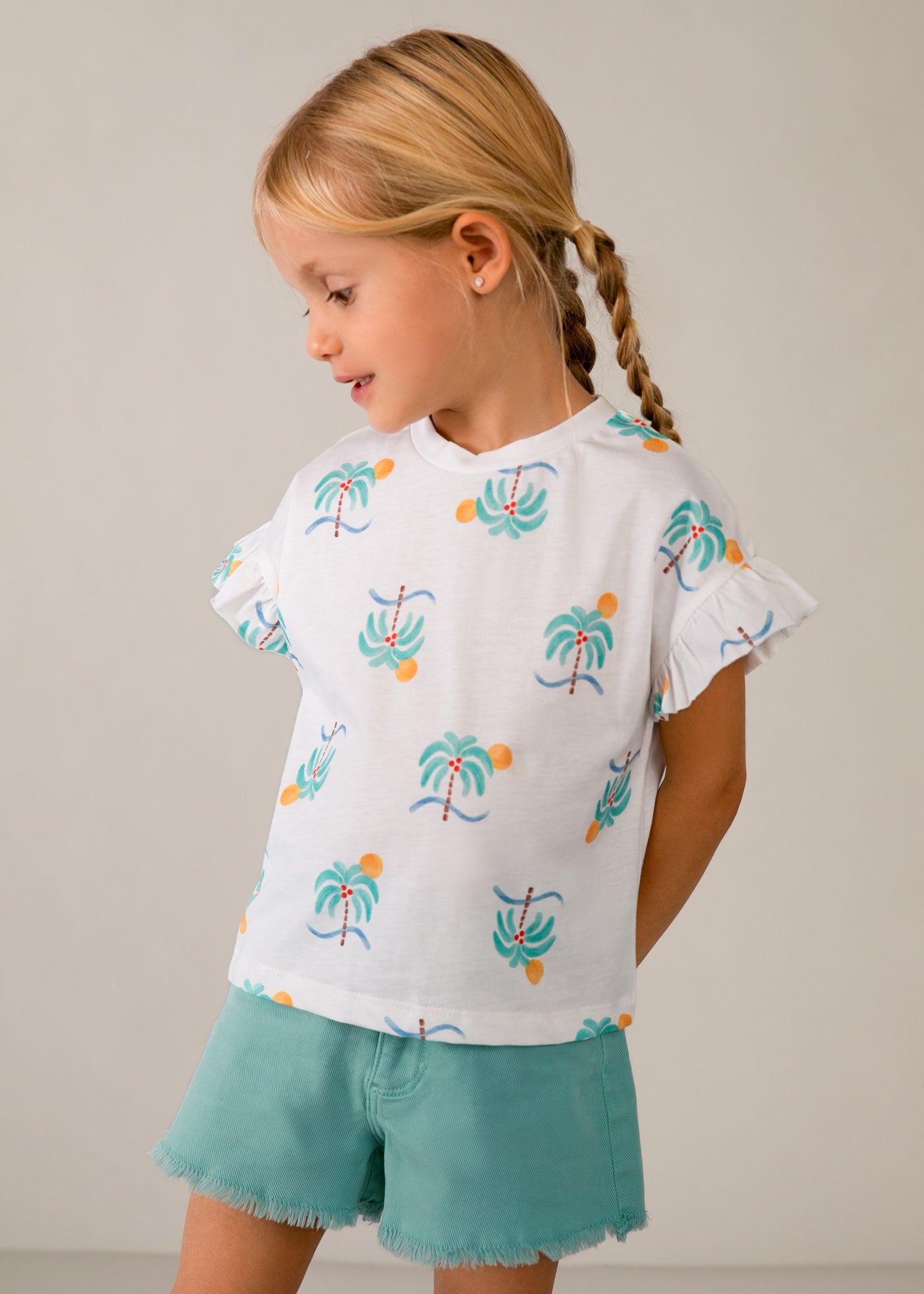 Camiseta estampada niña