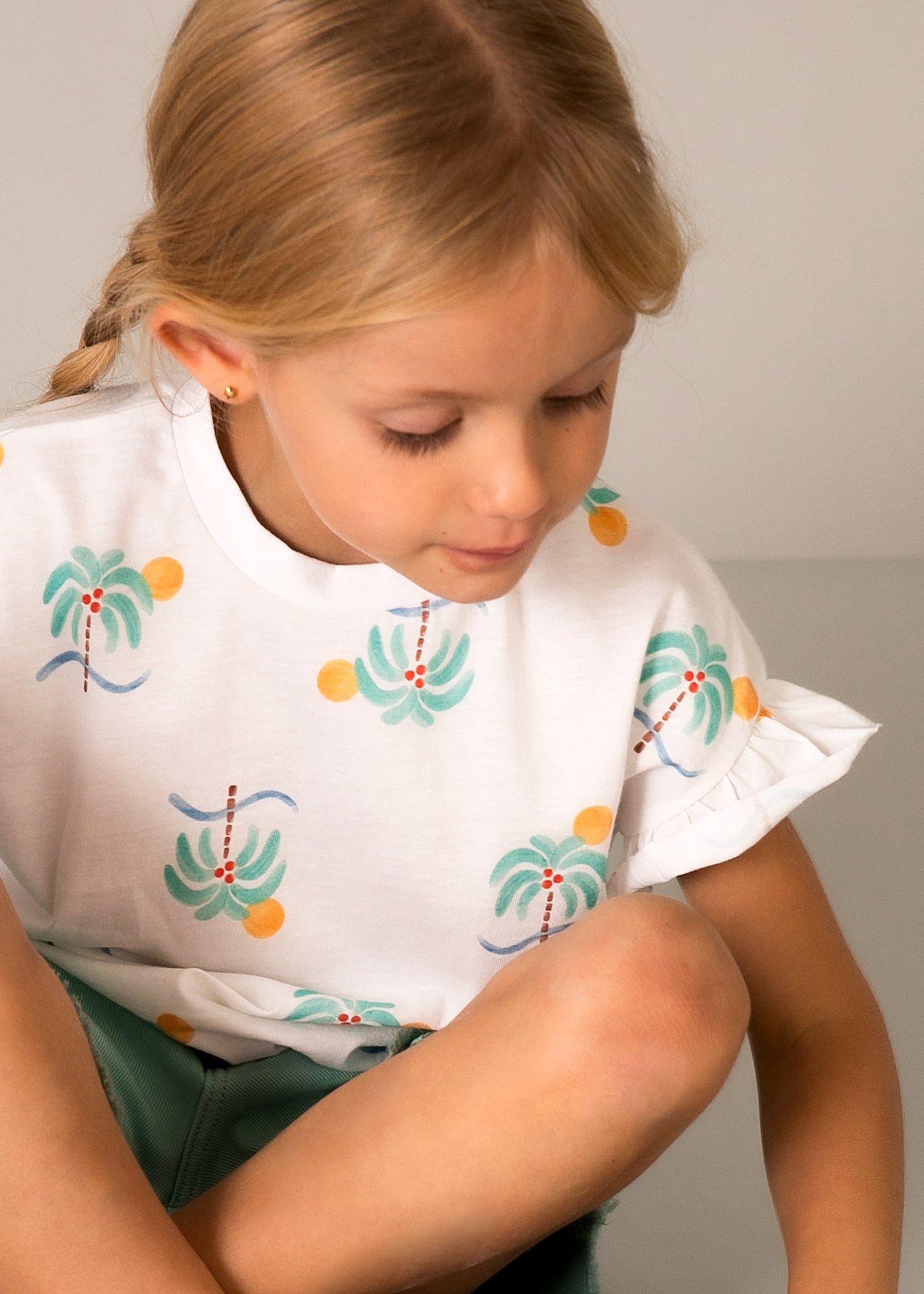Camiseta estampada niña