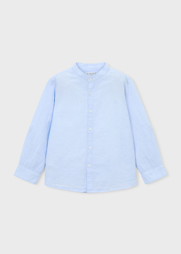 Camisa manga larga con lino niño