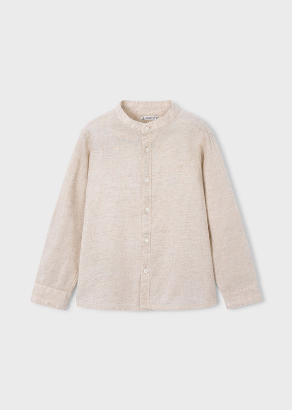 Camisa manga larga con lino niño