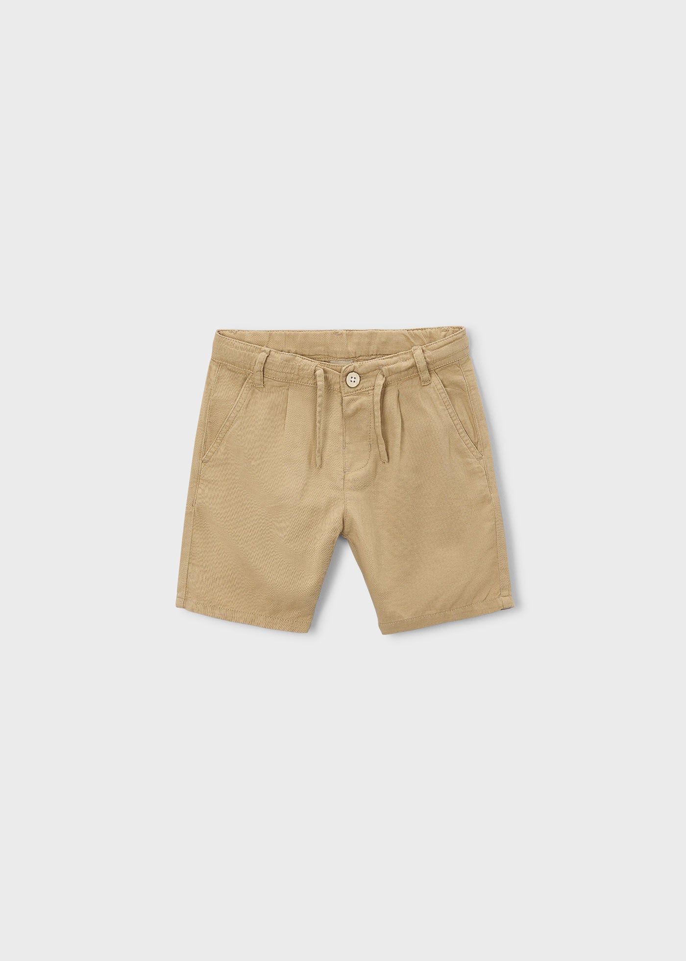 Bermuda relaxed fit con lino niño